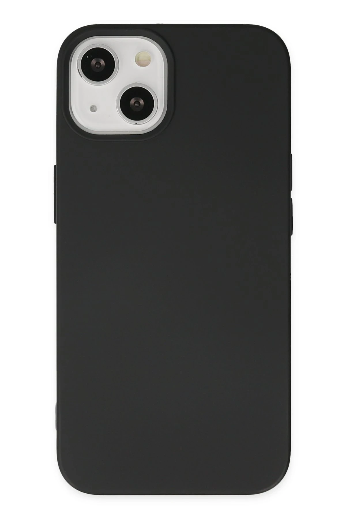 Newface iPhone 14 Kılıf Nano içi Kadife Silikon - Siyah