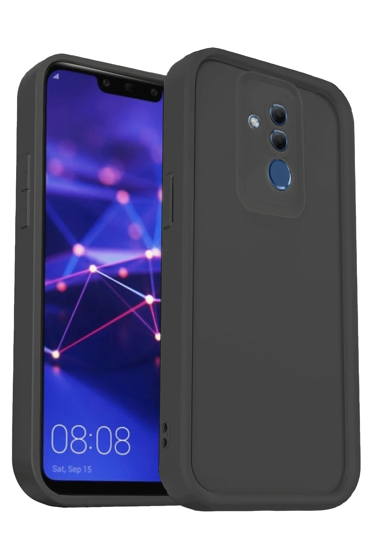 Newface Huawei Mate 20 Lite Kılıf Viera Silikon - Siyah