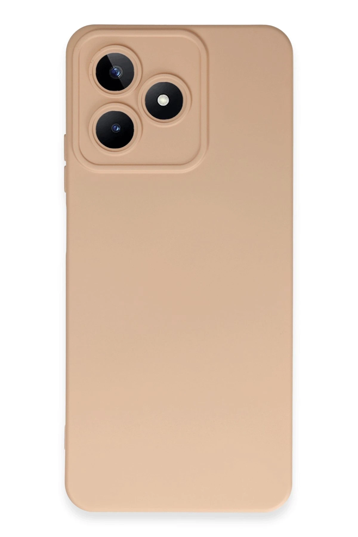 Newface Realme C53 Kılıf Nano içi Kadife Silikon - Pudra