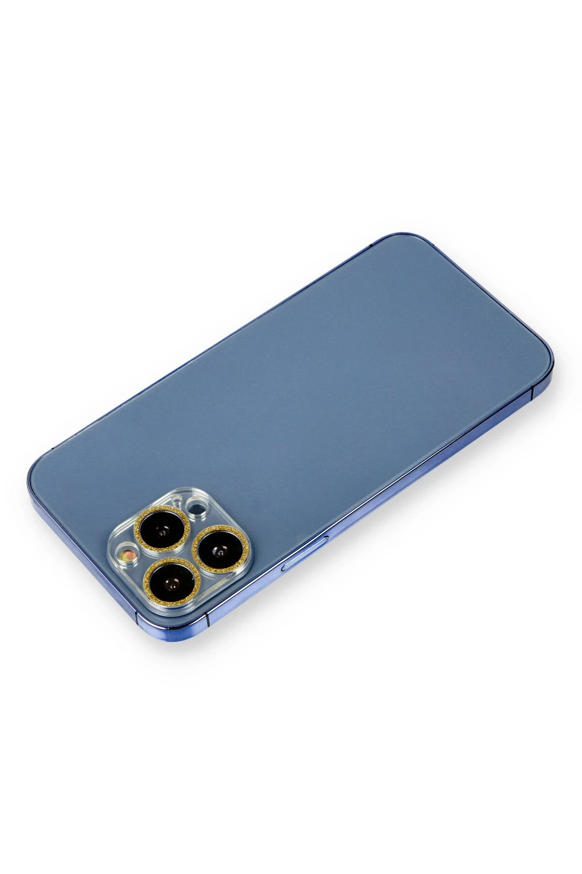 Newface iPhone 13 Pro Max Shine Kamera Lens Koruma Cam - Gold