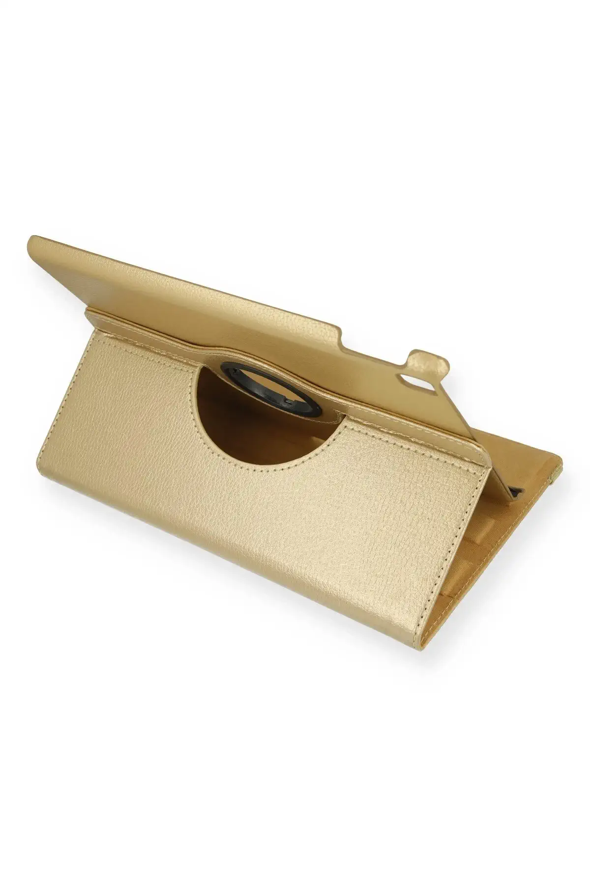 Newface iPad 10.2 (7.nesil) Kılıf 360 Tablet Deri Kılıf - Gold