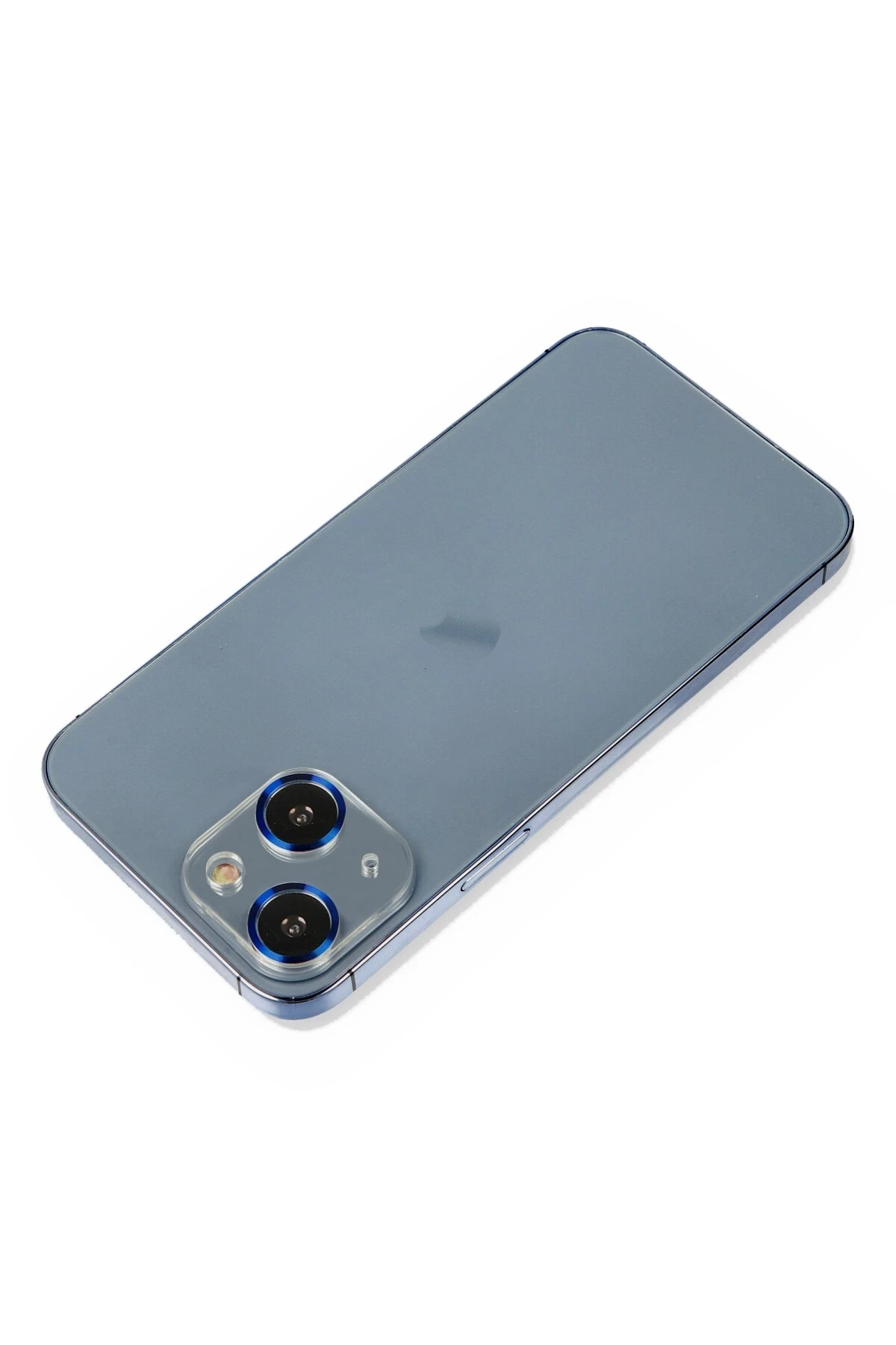 Newface iPhone 14 Plus Metal Kamera Lens Koruma Cam - Mavi