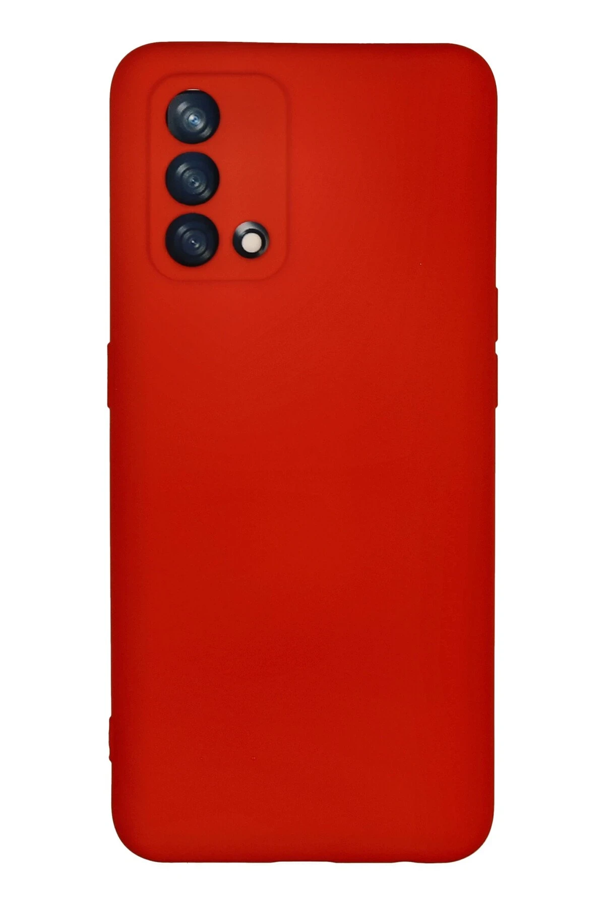 Newface Oppo A74 4G Kılıf Nano içi Kadife Silikon - Kırmızı
