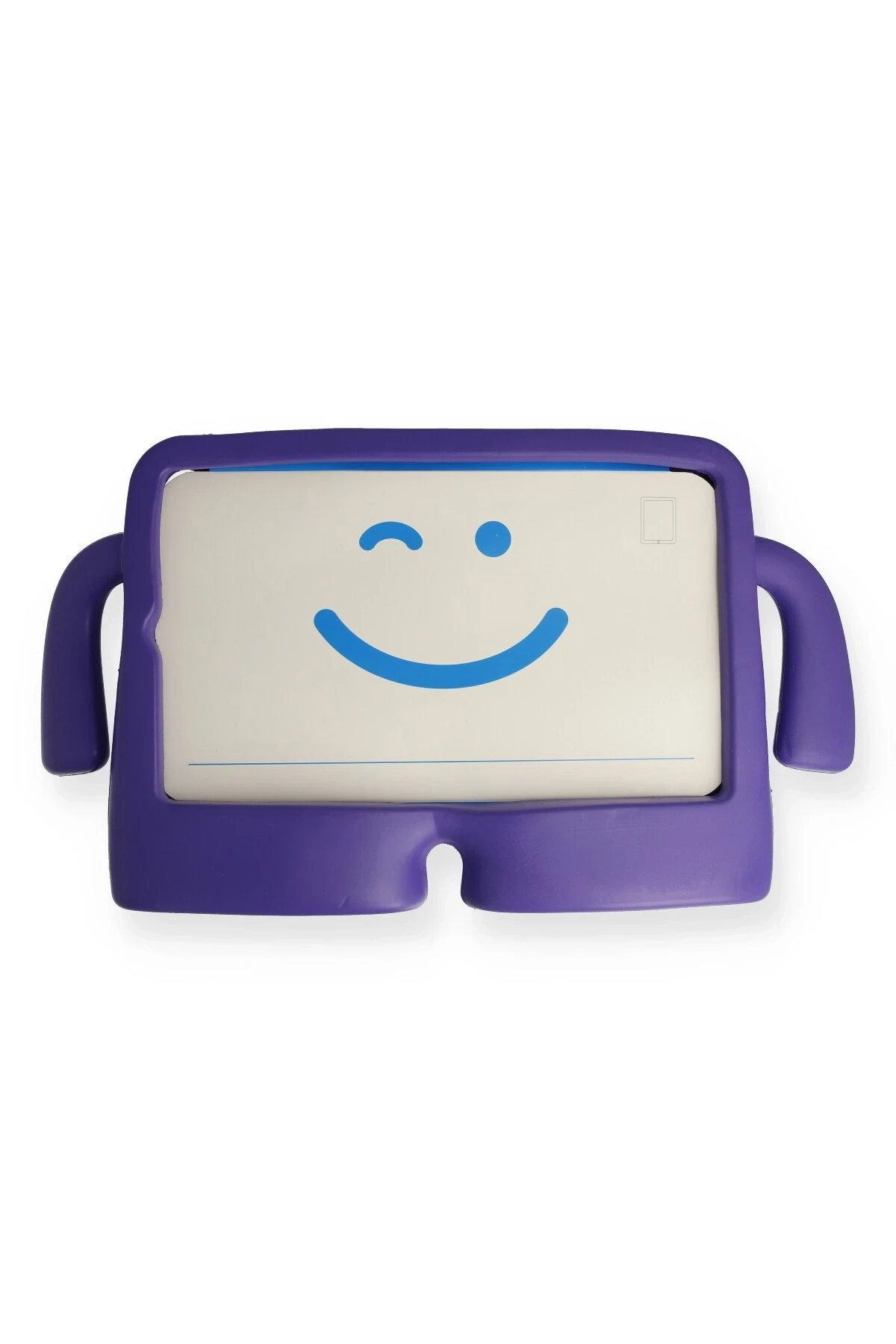 Newface iPad 4 9.7 Kılıf Karakter Tablet Silikon - Mor