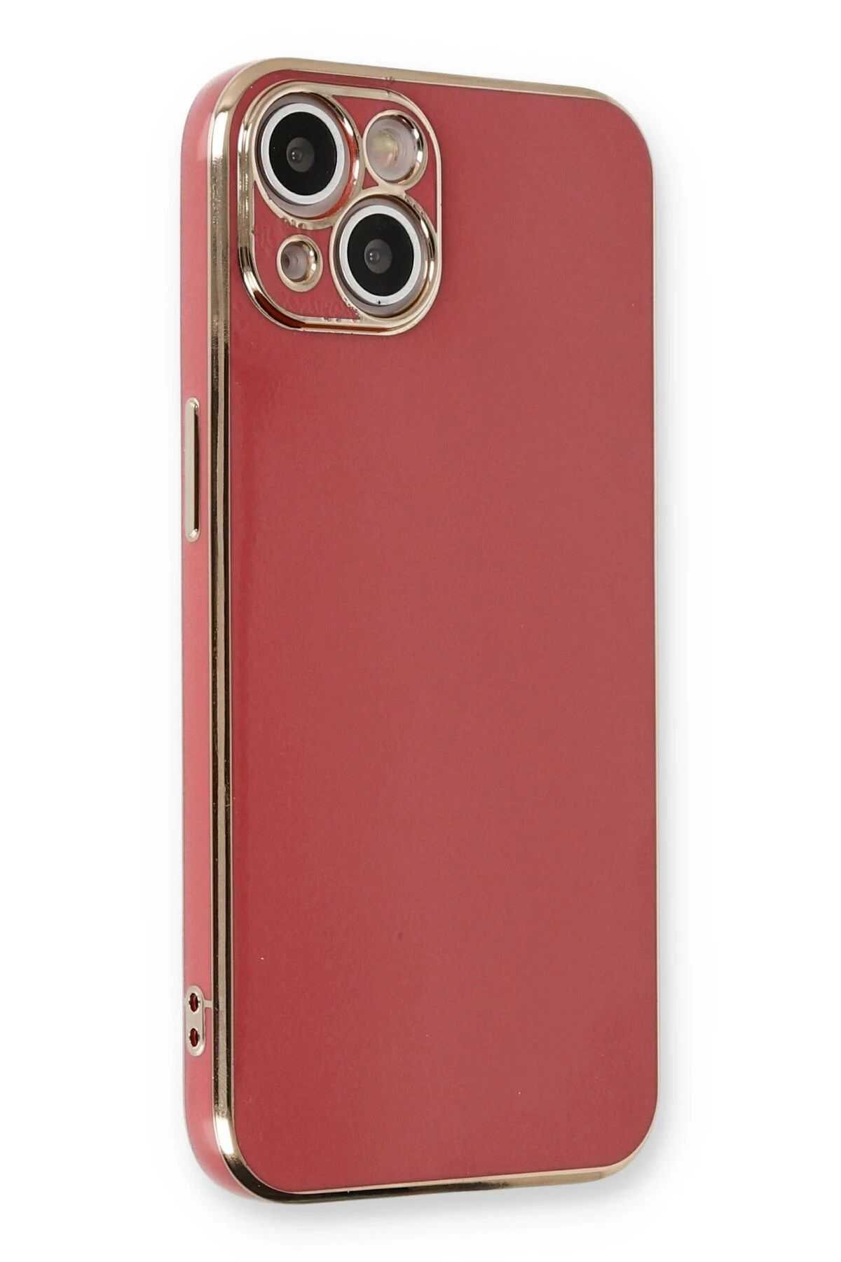 Newface iPhone 13 Kılıf Volet Silikon - Kırmızı