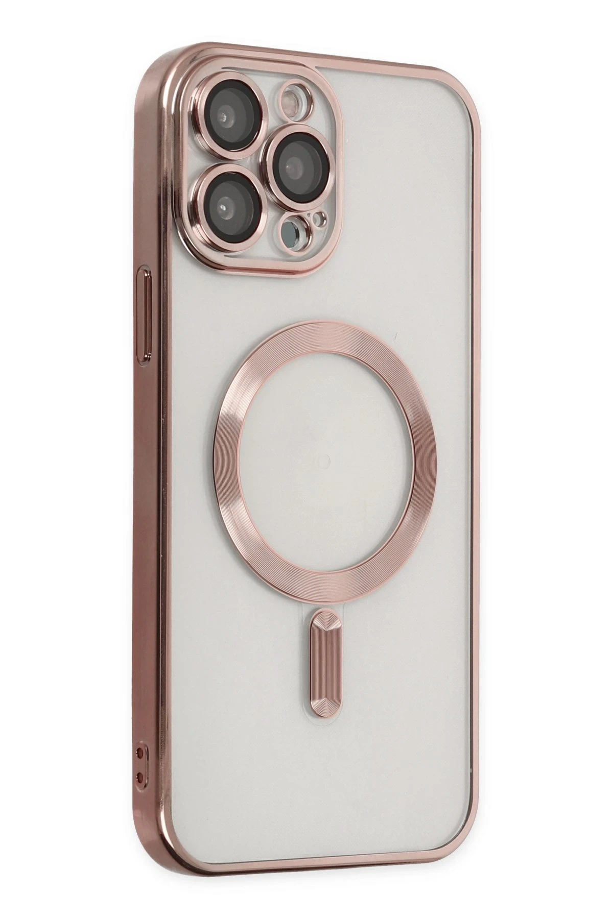 Newface iPhone 13 Pro Max Kılıf Kross Magneticsafe Kapak - Rose