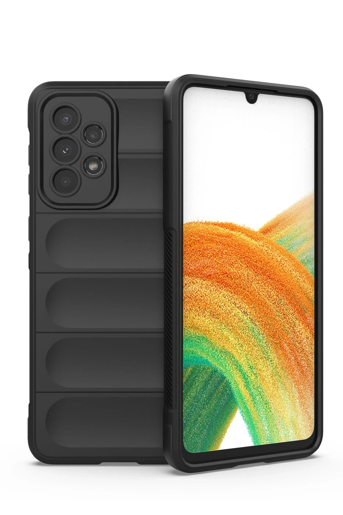 Newface Samsung Galaxy A33 5G Kılıf Optimum Silikon - Siyah