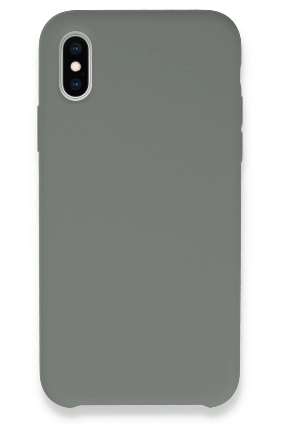 Newface iPhone XS Max Kılıf Lansman Legant Silikon - Gri