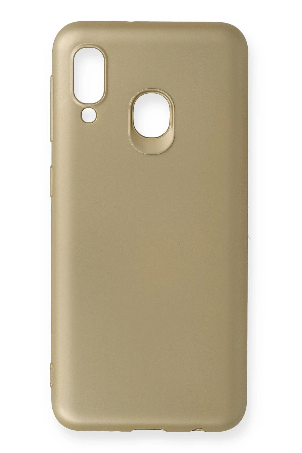 Newface Samsung Galaxy A20E Kılıf First Silikon - Gold