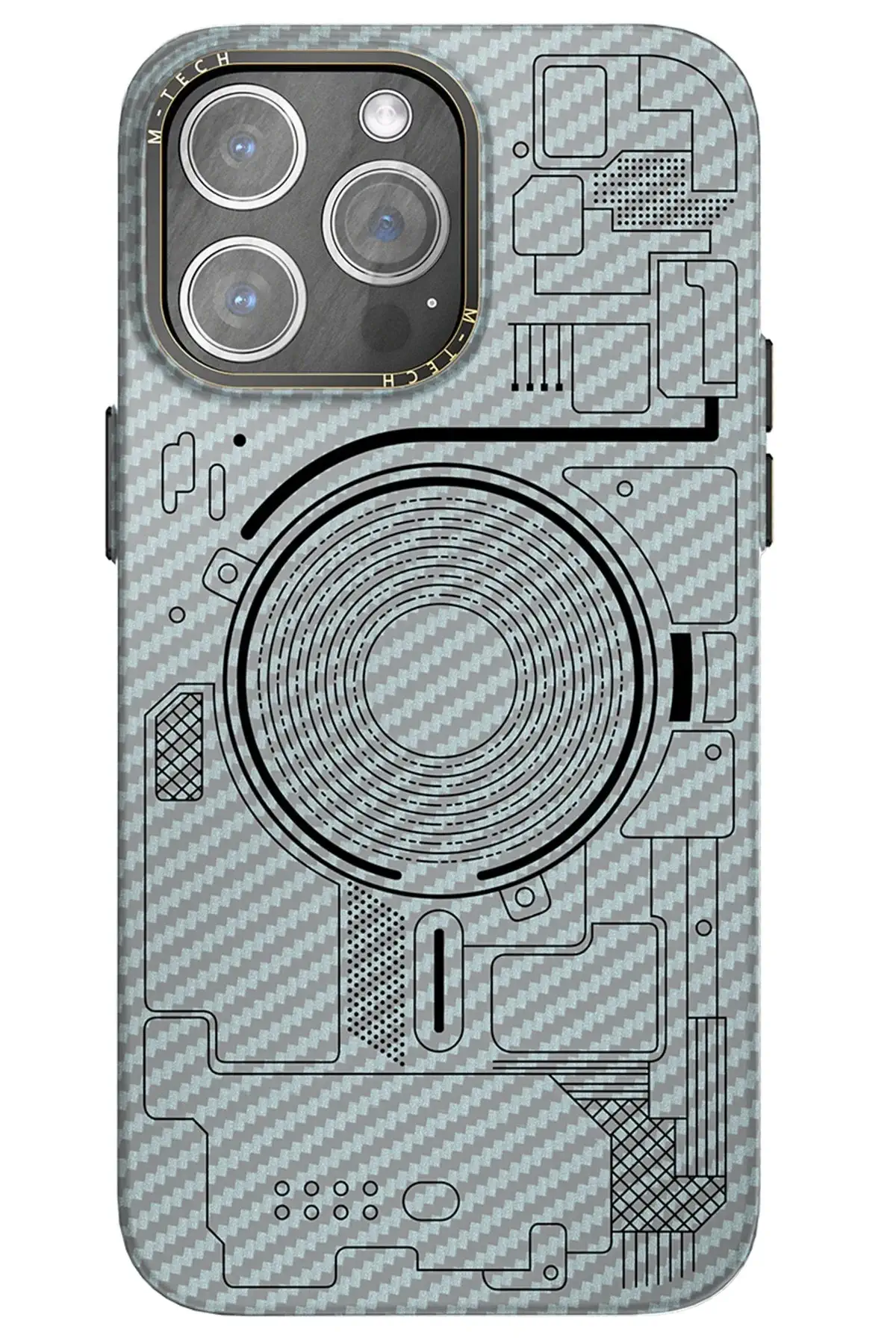 Newface iPhone 13 Pro Kılıf Mekanik Magsafe Kapak - Sierra Blue