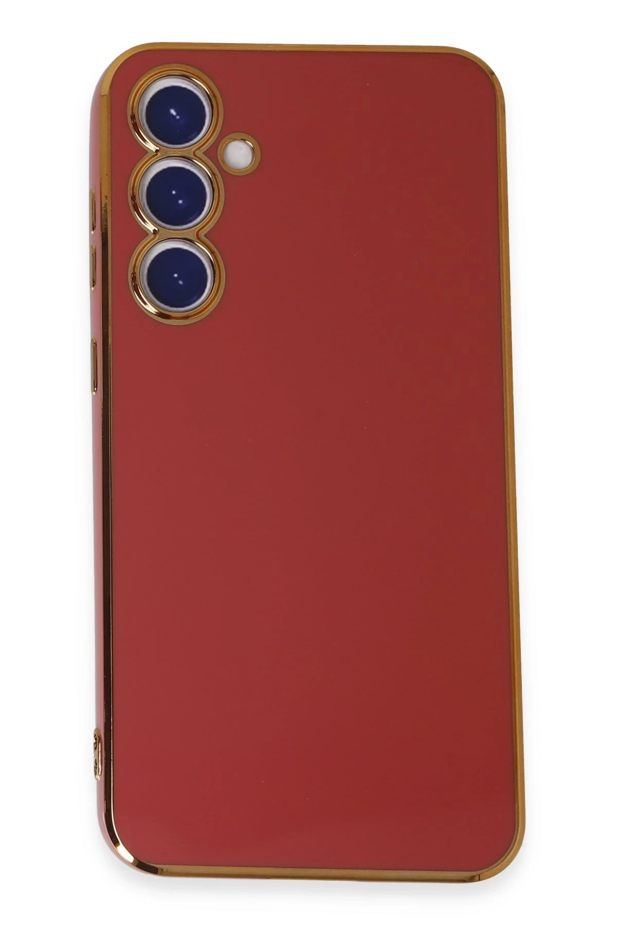 Newface Samsung Galaxy S23 FE Kılıf Volet Silikon - Kırmızı