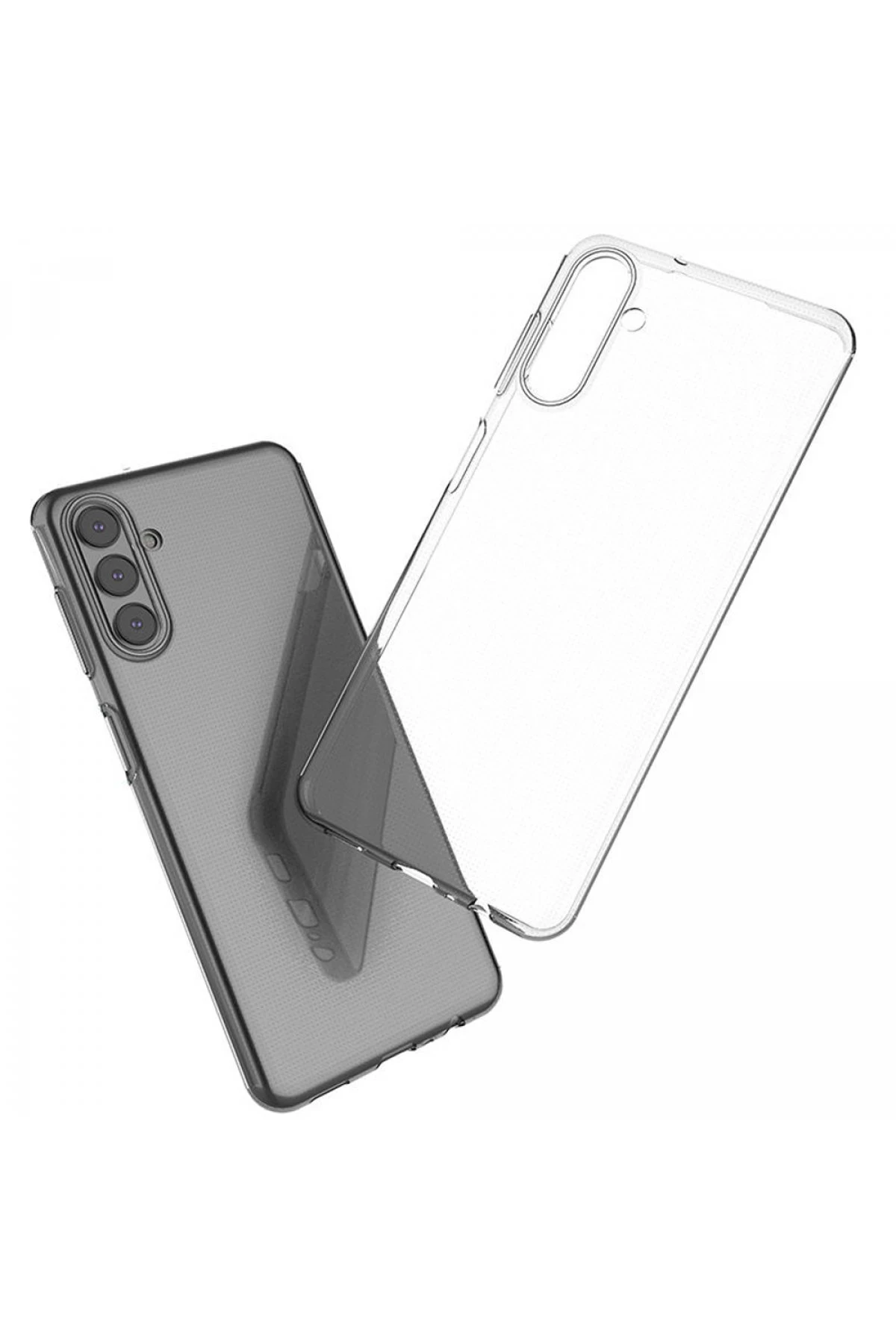 Newface Samsung Galaxy A13 5G Kılıf Lüx Şeffaf Silikon