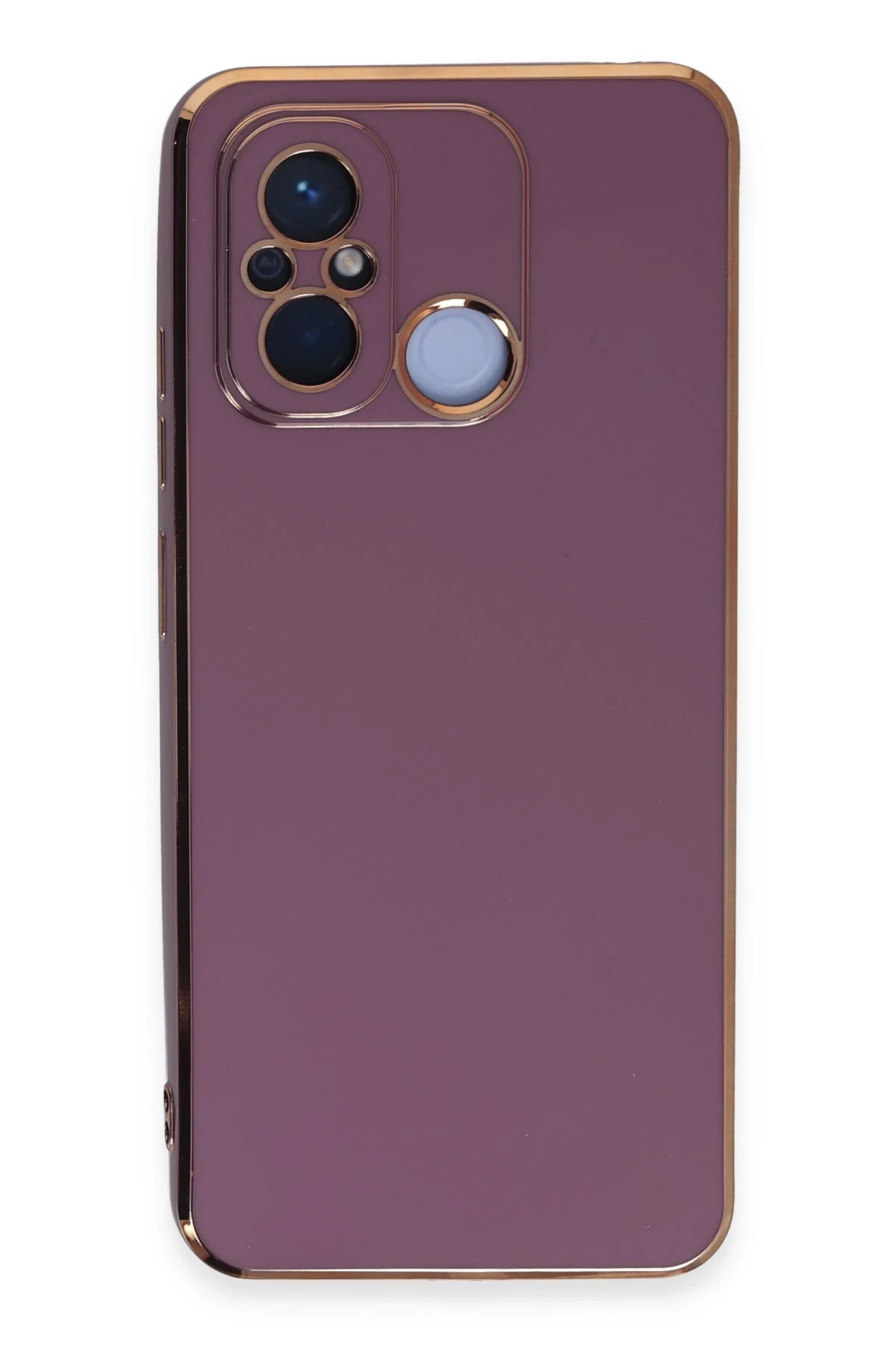 Newface Xiaomi Redmi 12C Kılıf Volet Silikon - Mor