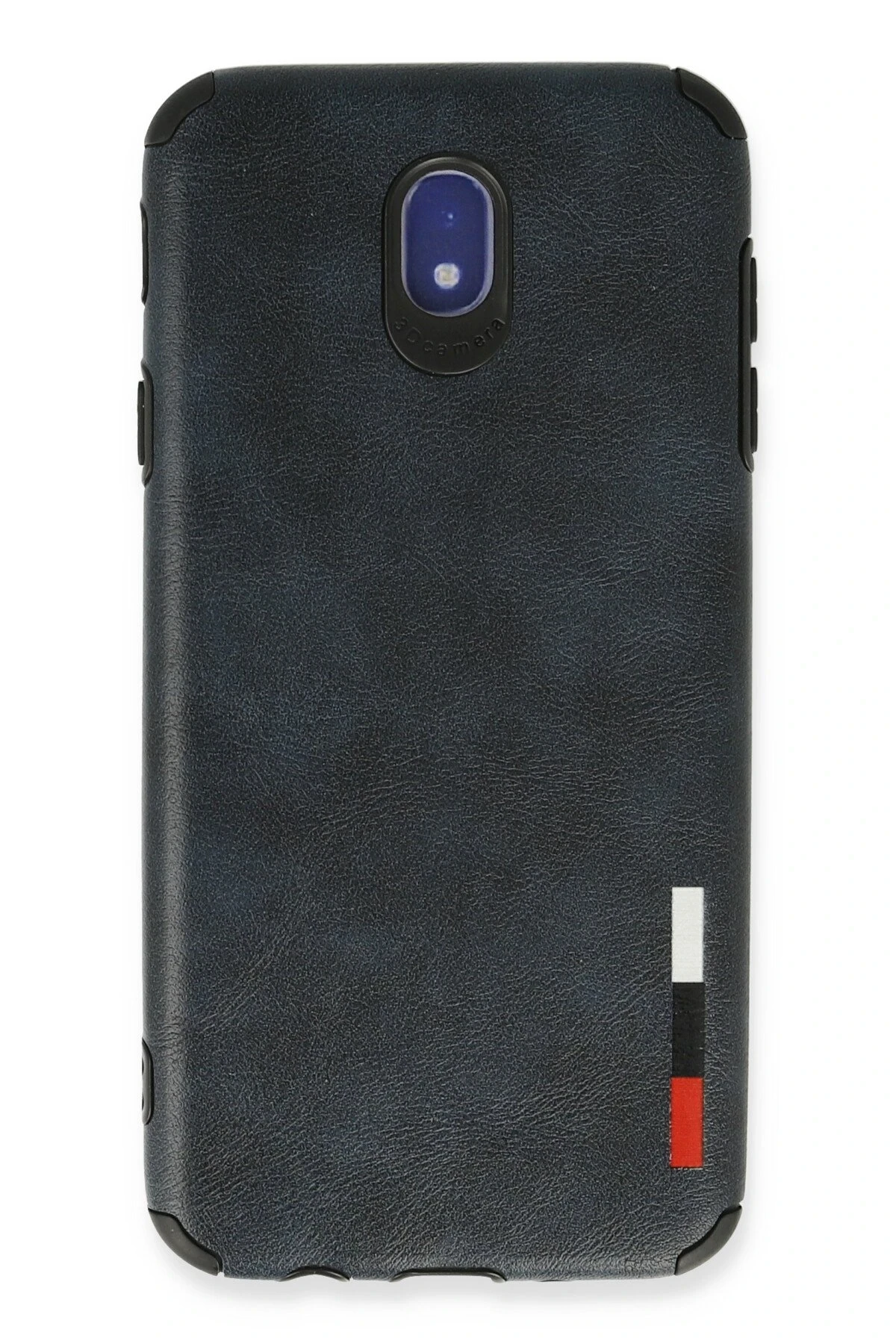 Newface Samsung Galaxy J7 Pro / J730 Kılıf Loop Deri Silikon - Lacivert