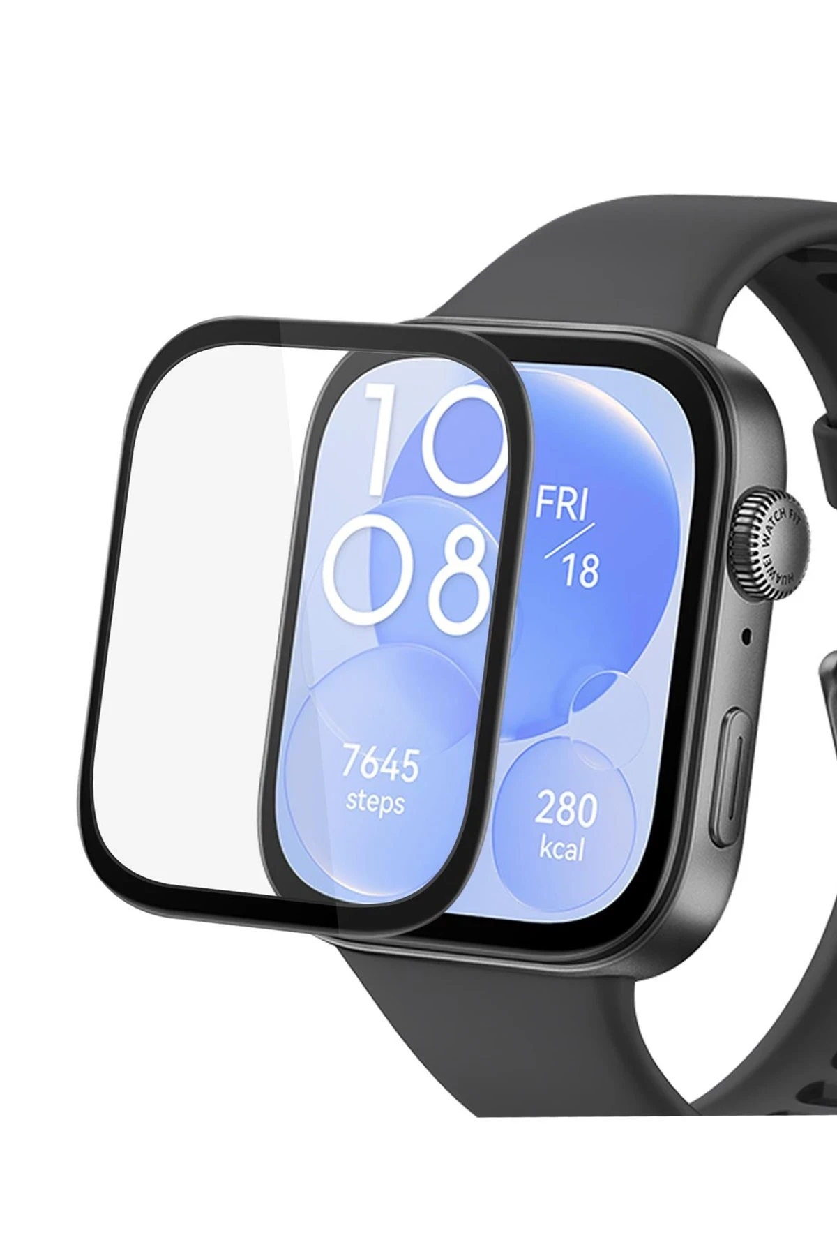 Newface Huawei Watch Fit 3 Polymer Nano Ekran Koruyucu - Şeffaf