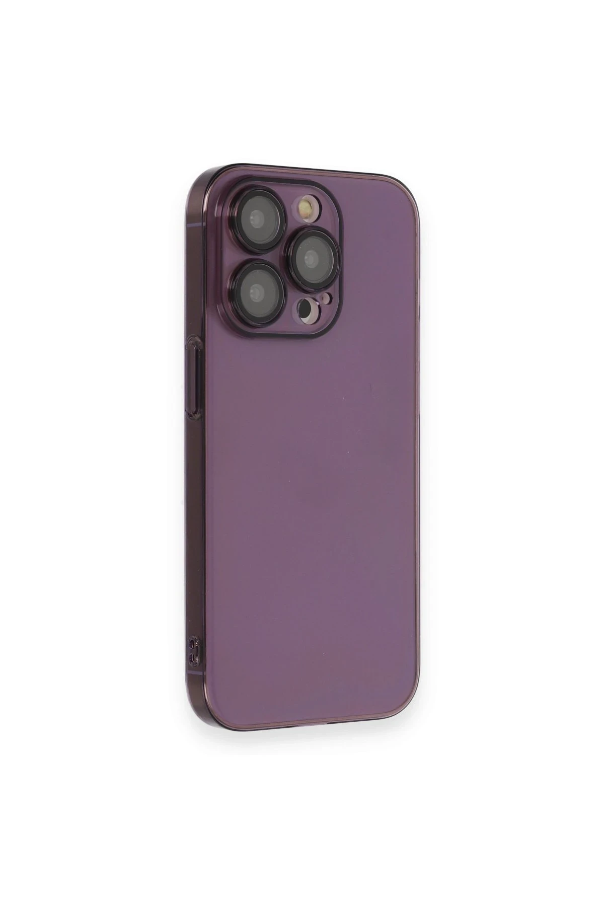 Newface iPhone 14 Pro Kılıf Armada Lensli Kapak - Derin Mor