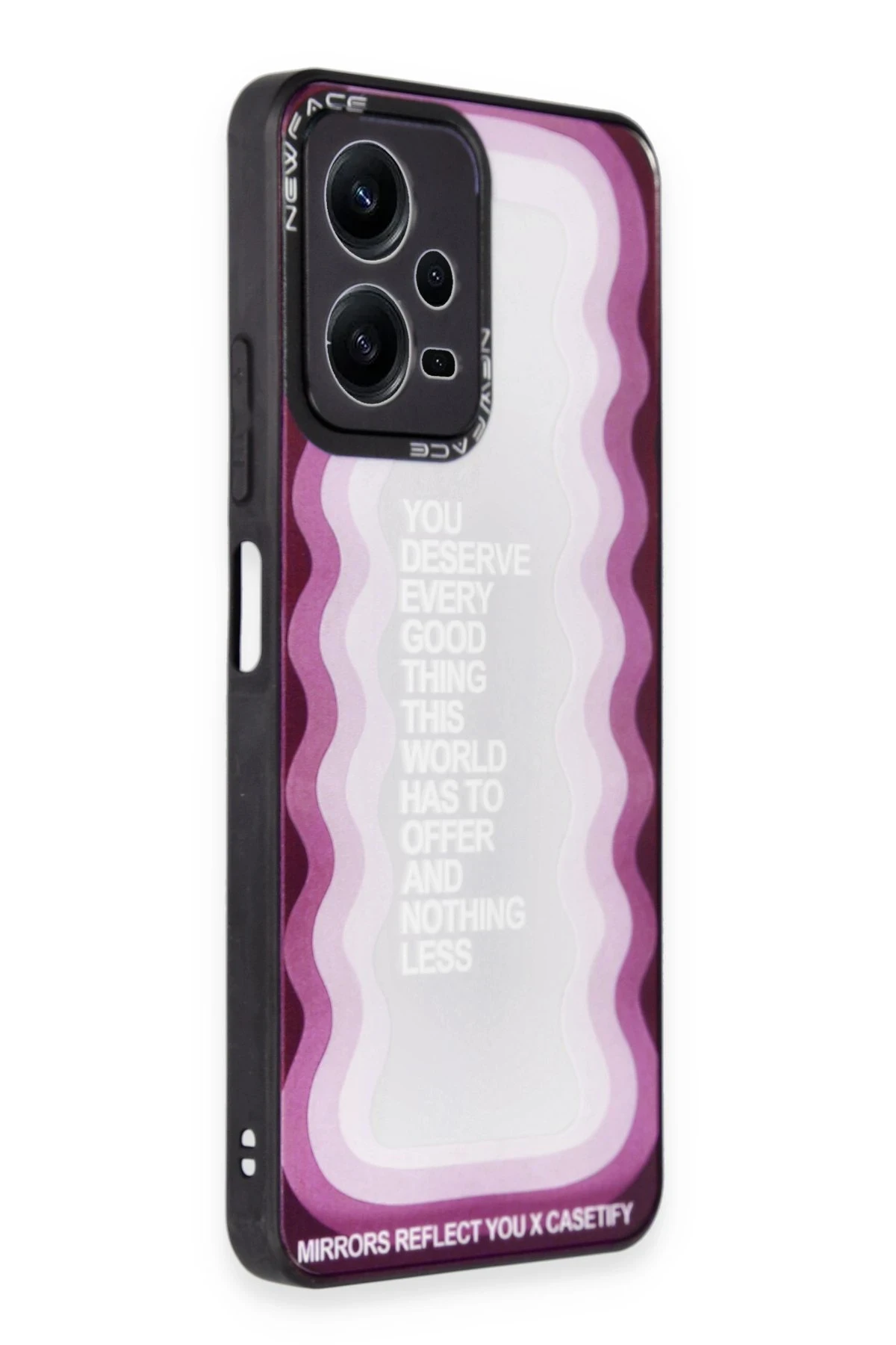 Newface Xiaomi Redmi Note 12 5G Kılıf Mirror Desenli Kapak - Mirror - 5