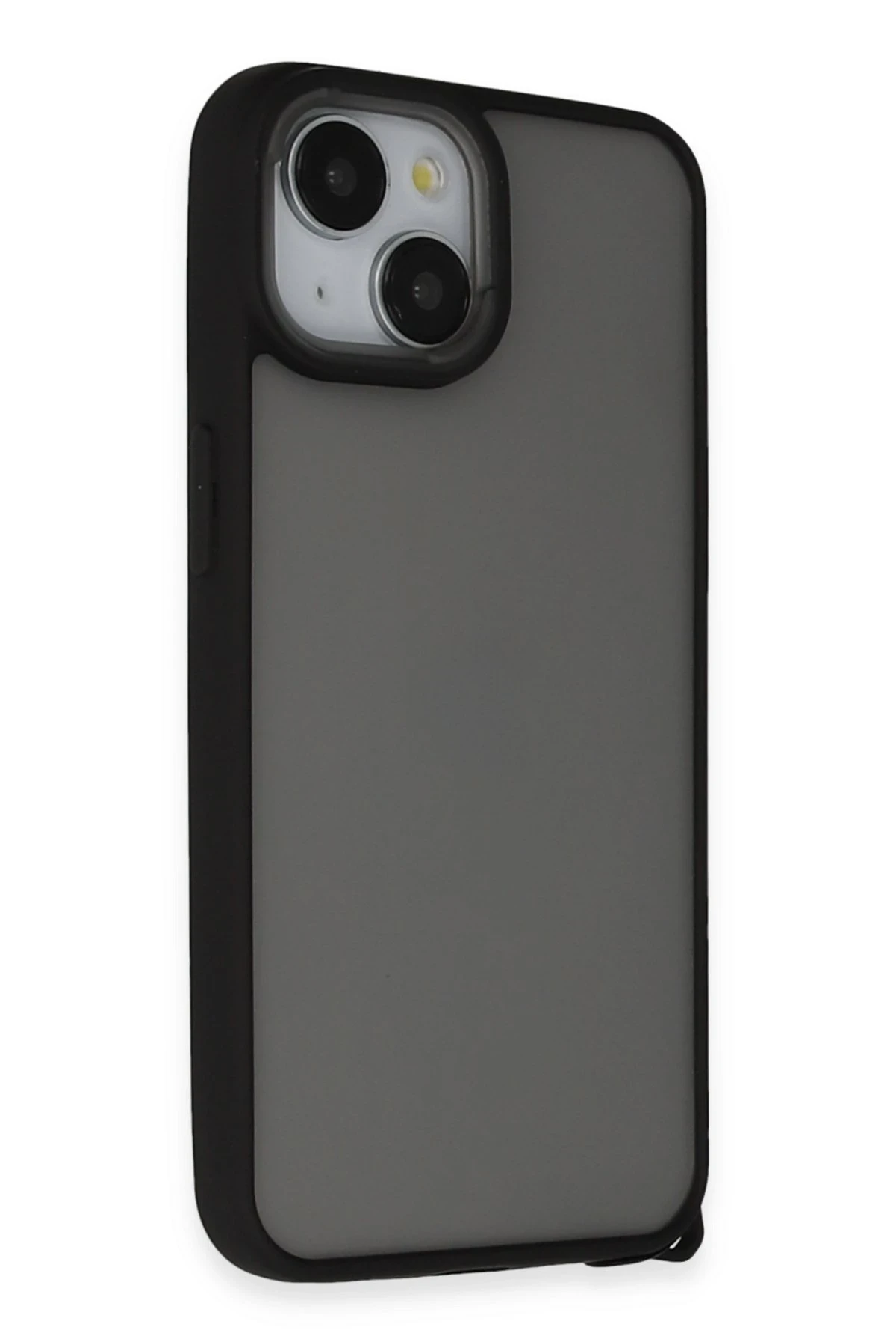 Newface iPhone 15 Kılıf Elegant Kapak - Siyah