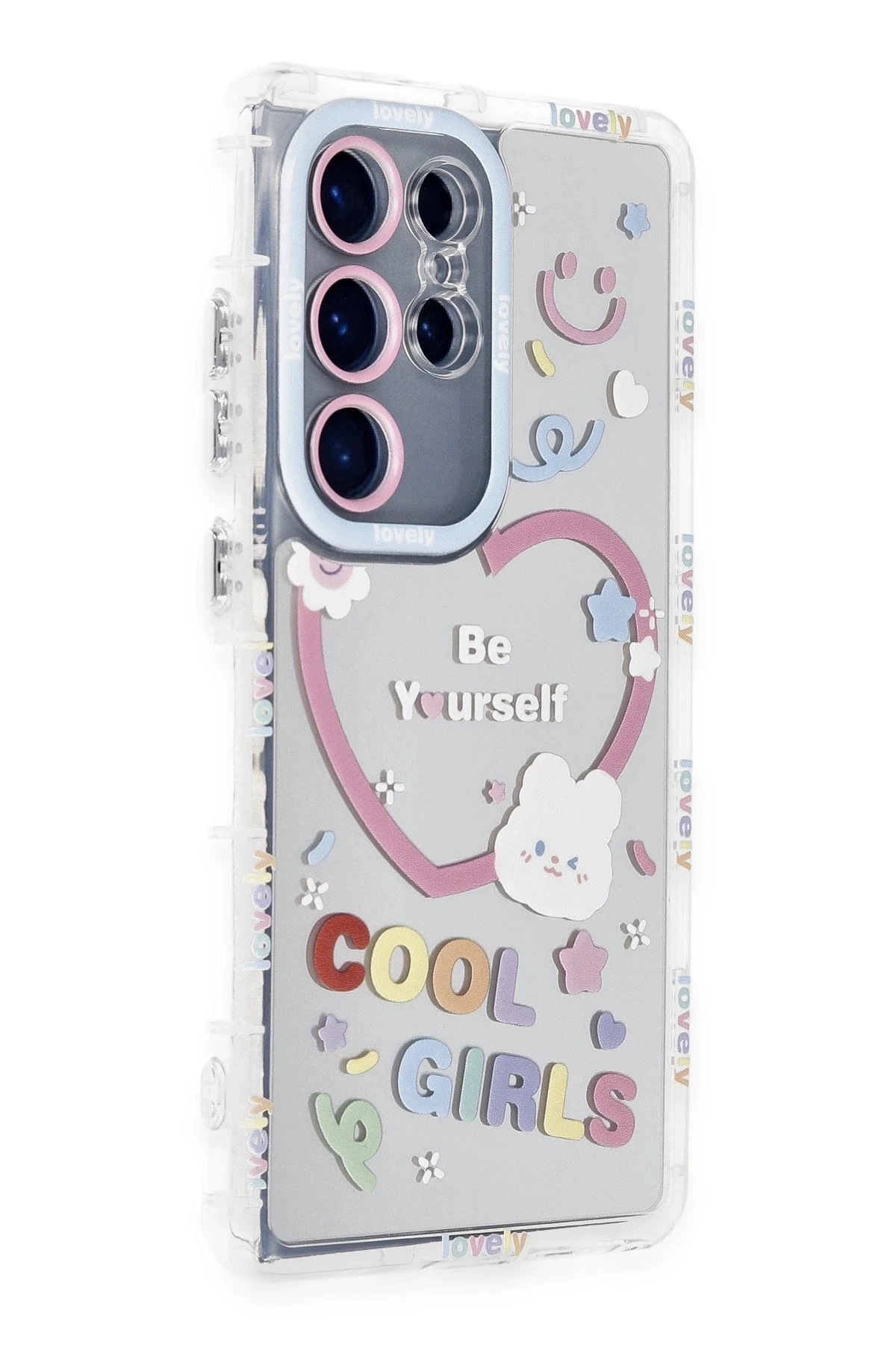 Newface Samsung Galaxy S23 Ultra Kılıf Reflexion Desenli Kapak - Desen 1