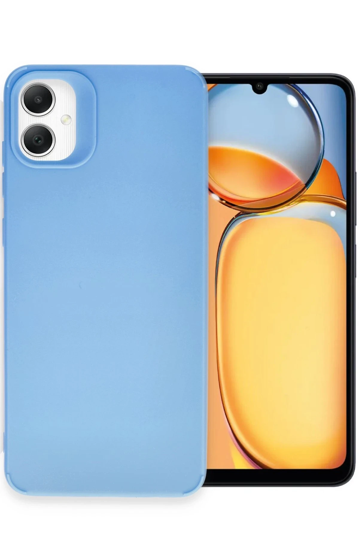 Newface Samsung Galaxy A05 Kılıf Petro Silikon - Mavi