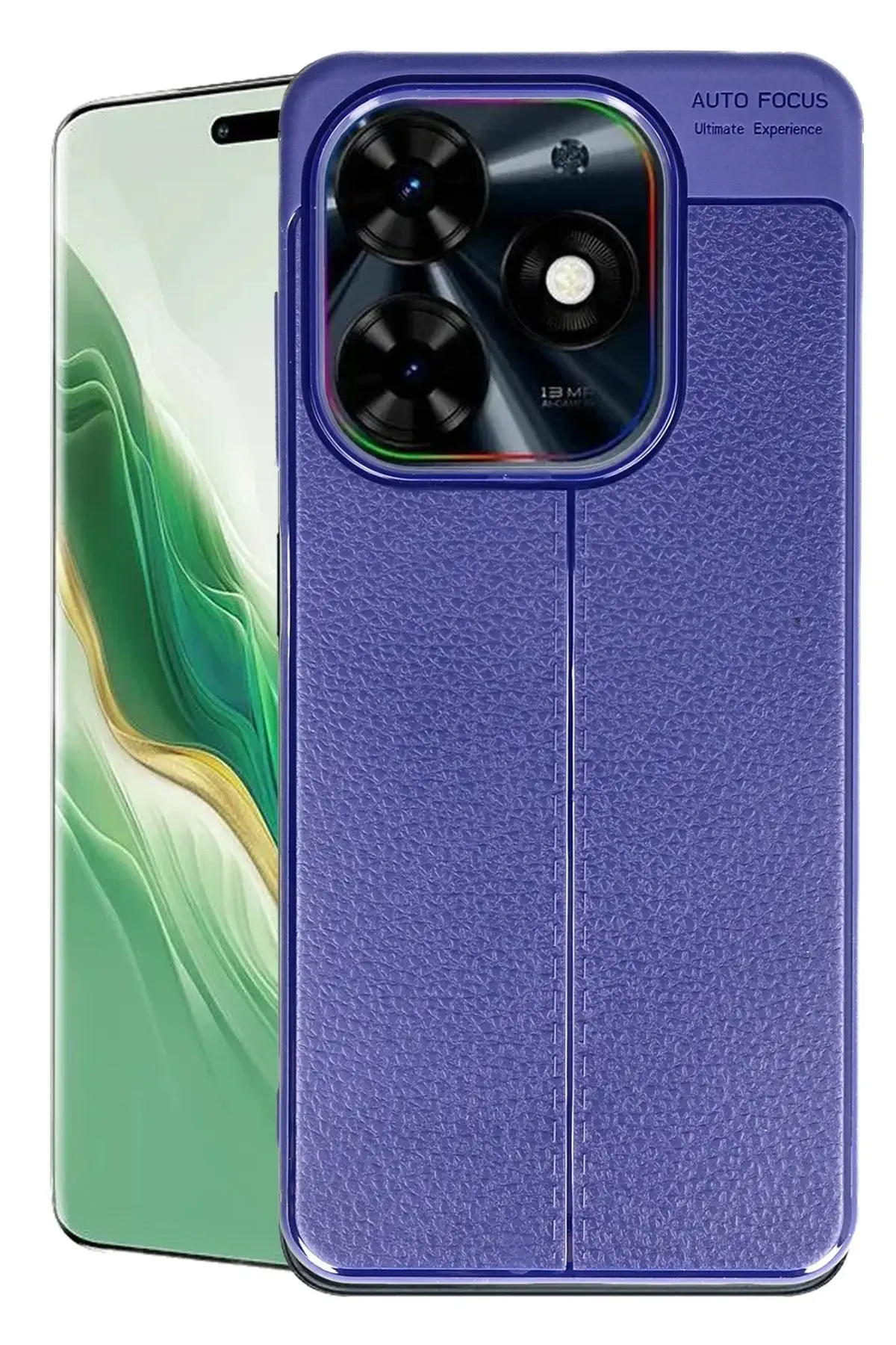 Newface Tecno Spark Go 2024 Kılıf Auto Focus Kapak - Lacivert