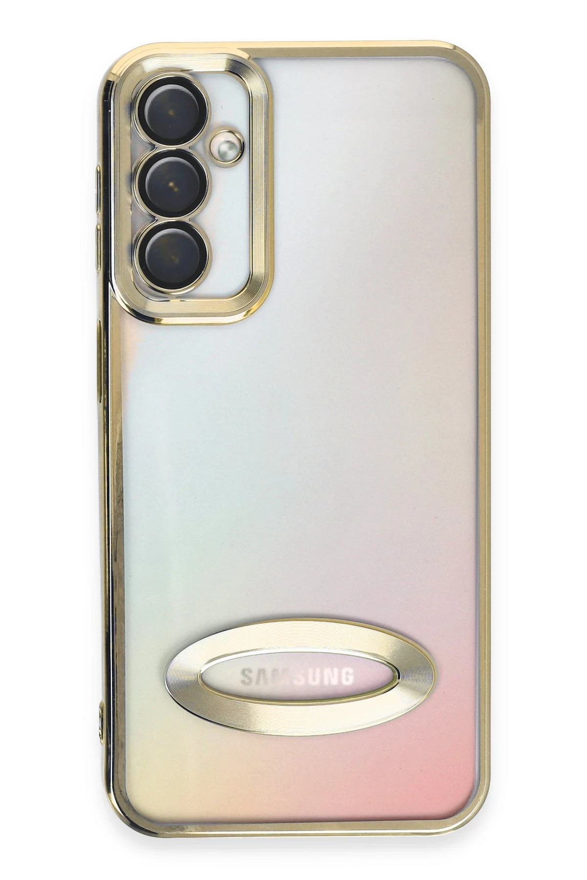 Newface Samsung Galaxy A14 4G Kılıf Slot Silikon - Gold