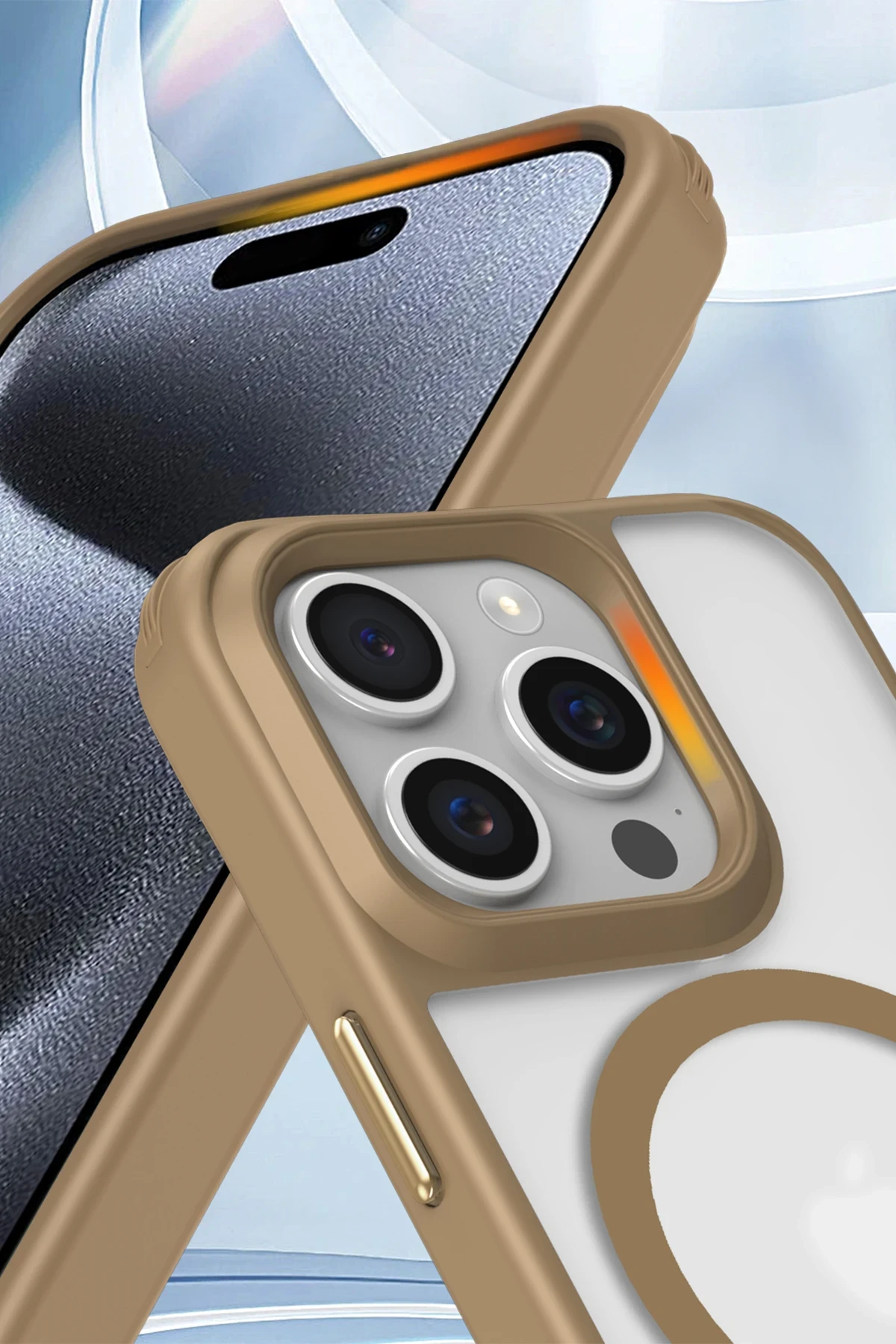 Newface iPhone 14 Pro Max Kılıf Enka Magsafe Silikon Kılıf - Şeffaf