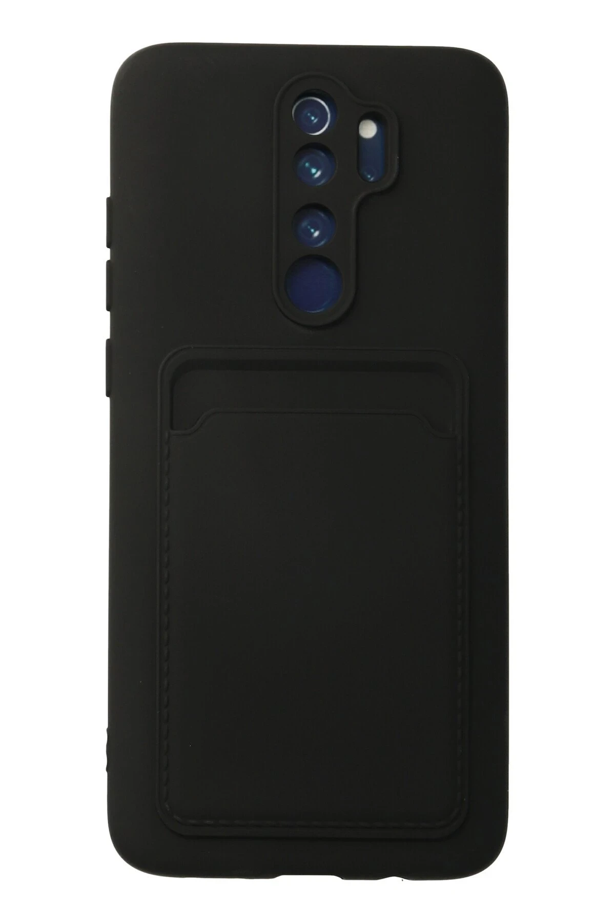 Newface Xiaomi Redmi Note 8 Pro Kılıf Kelvin Kartvizitli Silikon - Siyah