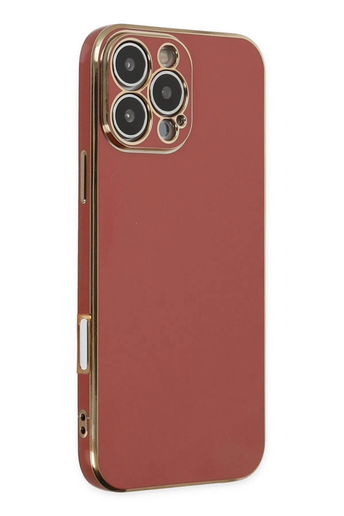 Newface iPhone 16 Pro Max Kılıf Volet Silikon - Kırmızı
