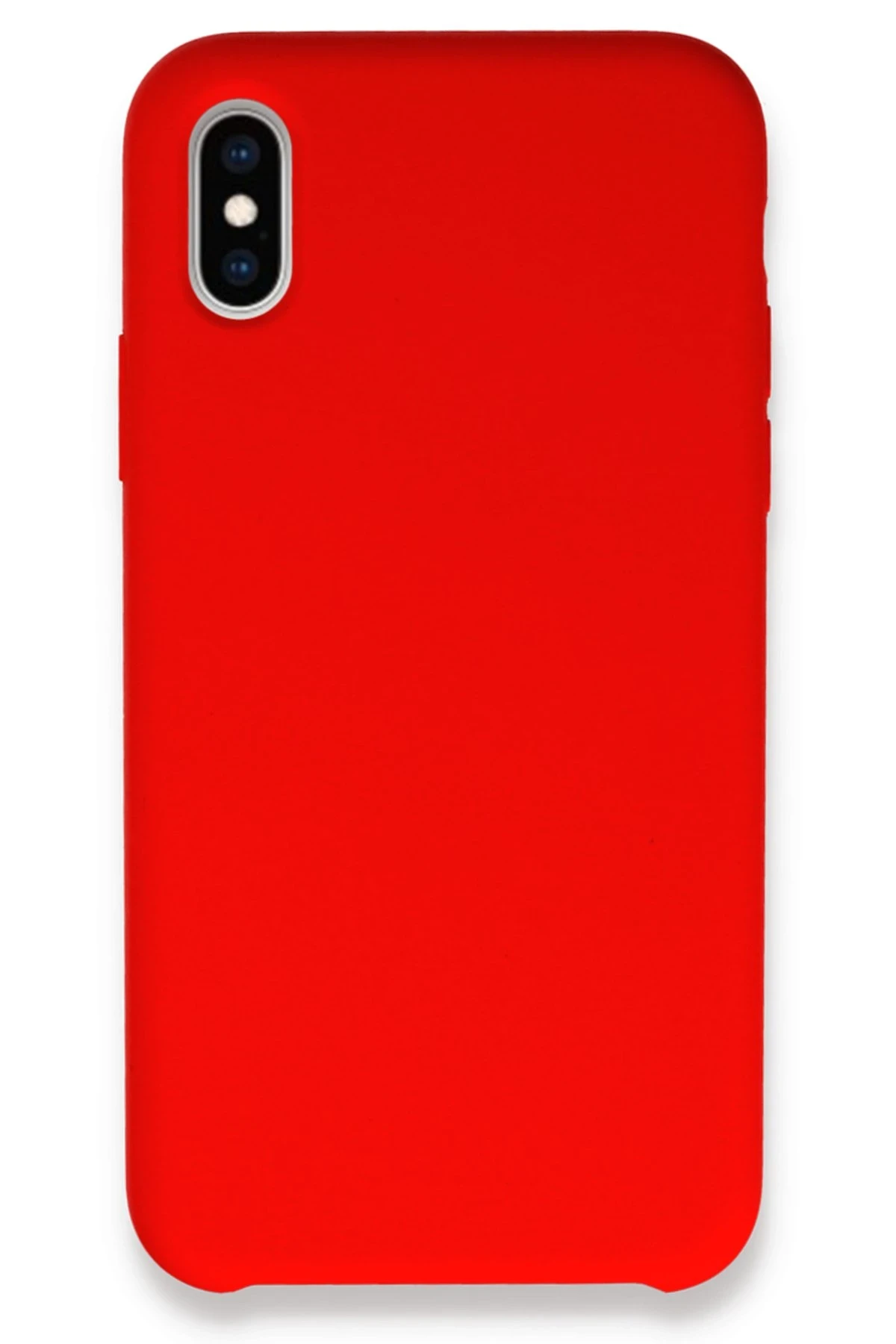 Newface iPhone X Kılıf Lansman Legant Silikon - Kırmızı