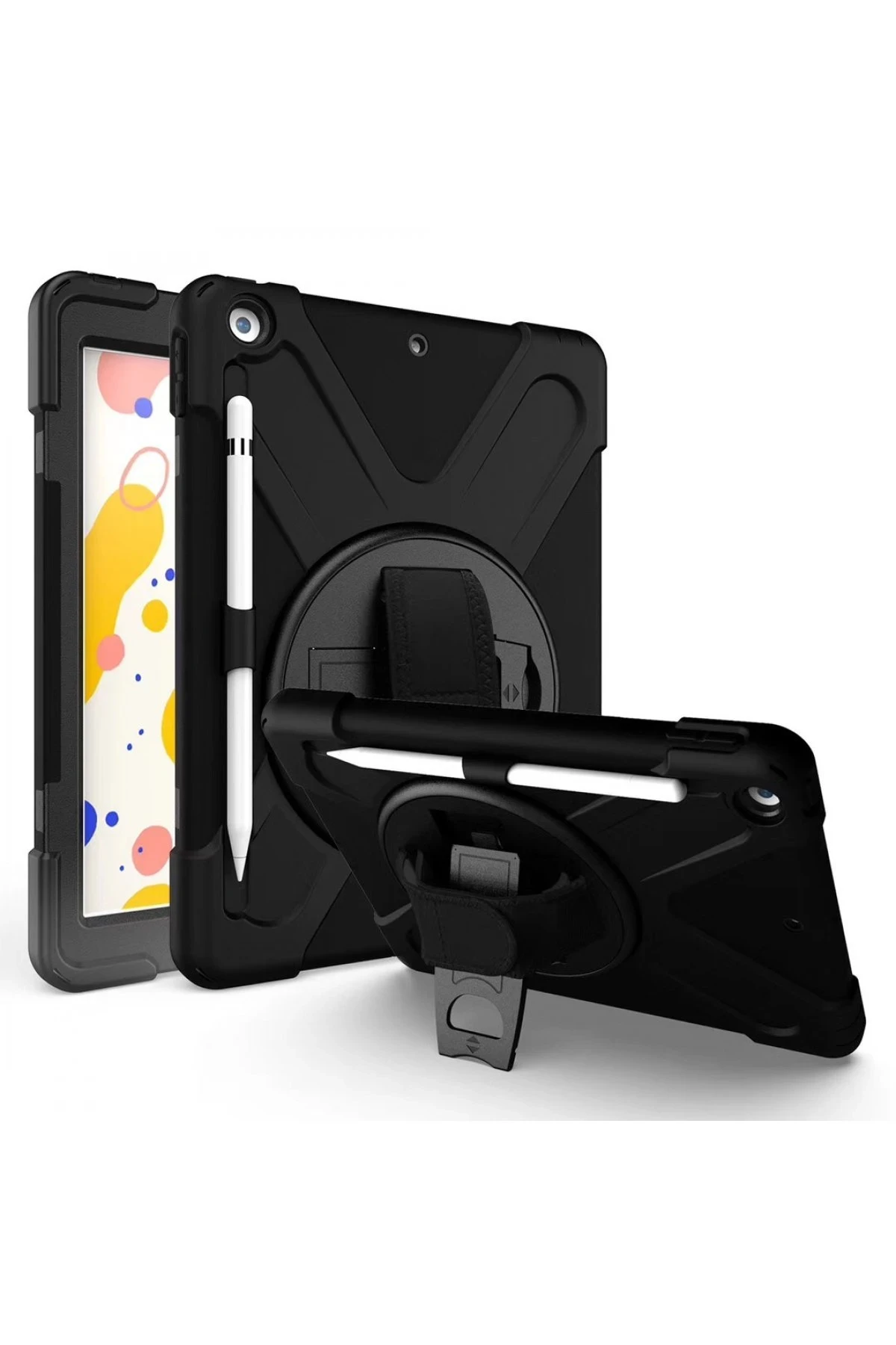 Newface iPad Air 13 (2024) Kılıf Amazing Tablet Kapak - Siyah