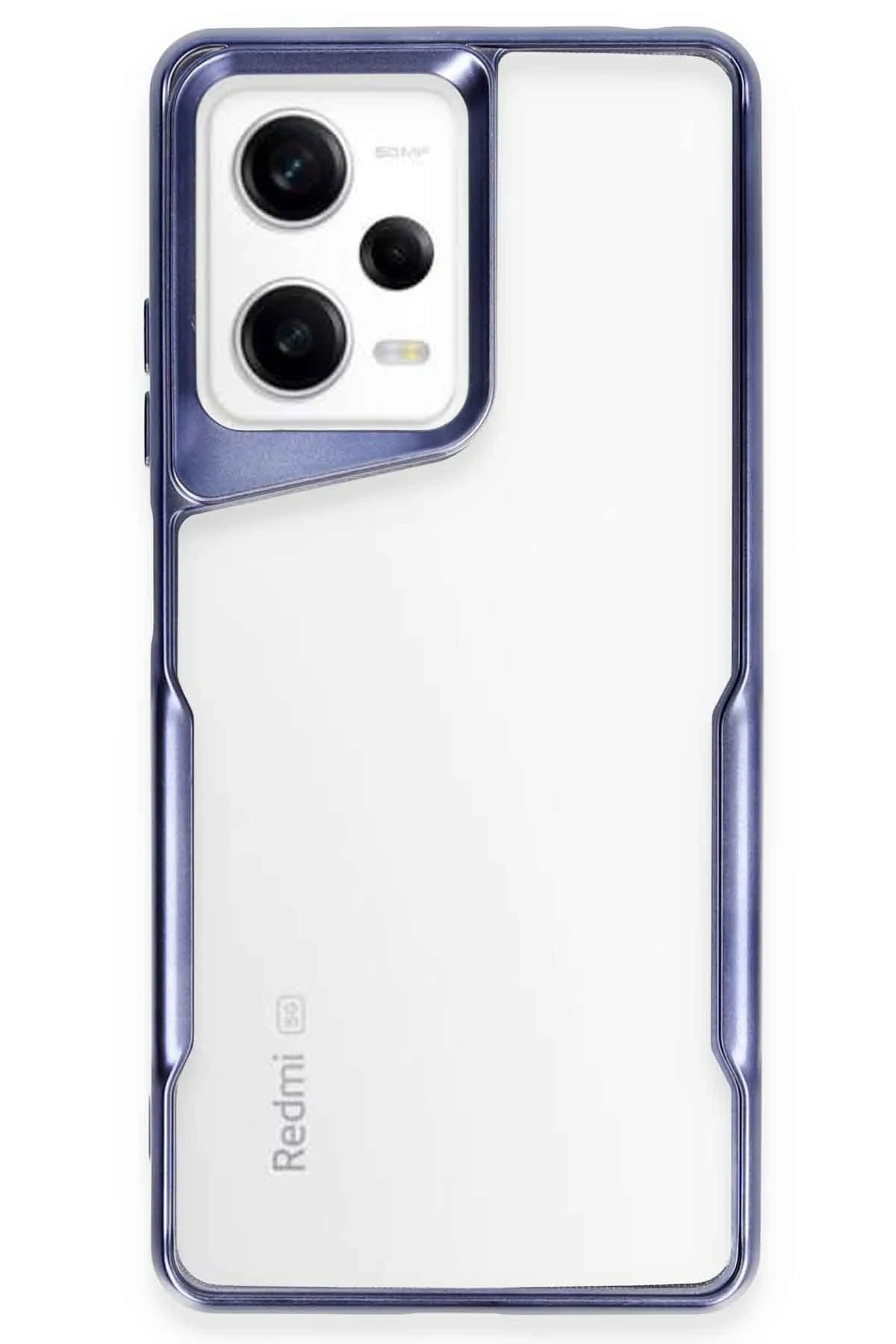 Newface Xiaomi Redmi Note 12 Pro 5G Kılıf Boyi Silikon Kapak - Lacivert