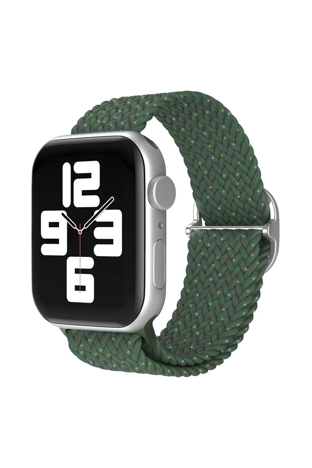 Newface Apple Watch 38mm Star Kordon - Benekli Koyu Yeşil