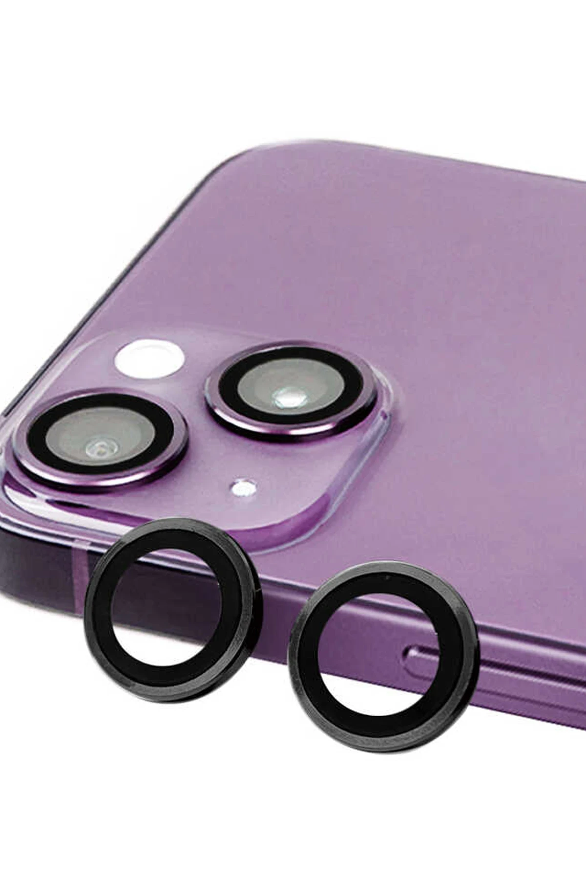 Newface iPhone 13 Raze Metal Kamera Lens - Siyah