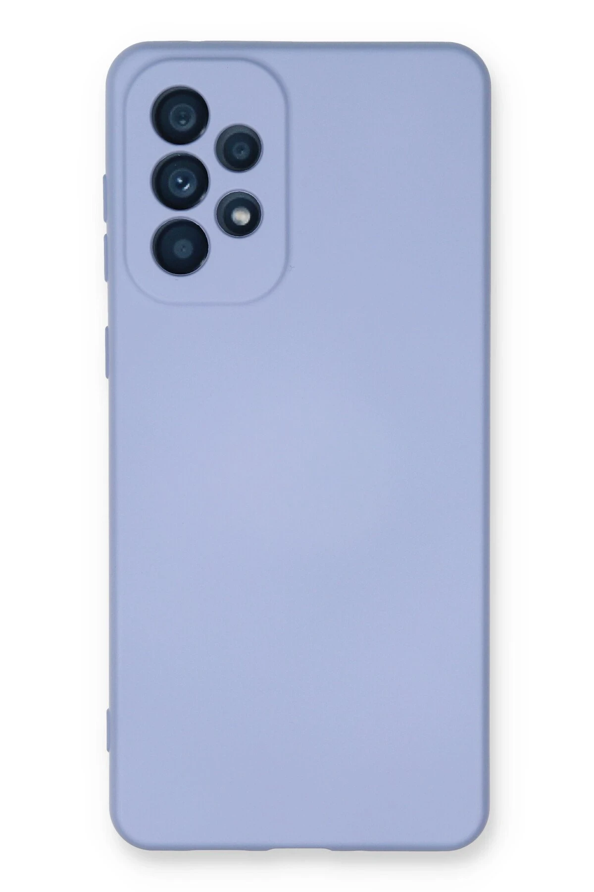 Newface Samsung Galaxy A53 5G Kılıf Nano içi Kadife Silikon - Lila