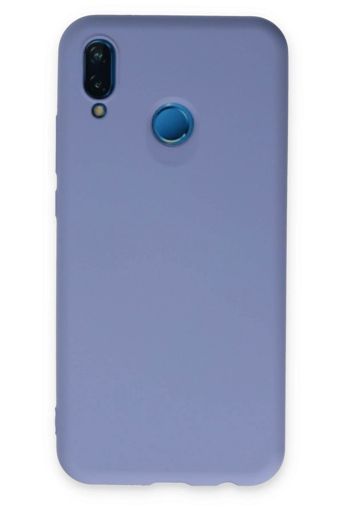Newface Huawei P20 Lite Kılıf Nano içi Kadife Silikon - Lila