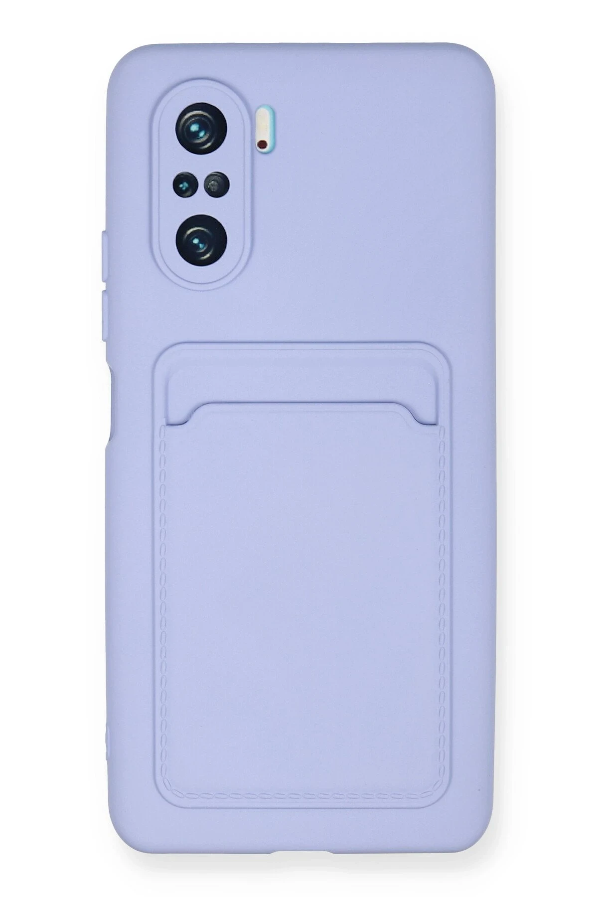 Newface Xiaomi Mi 11i Kılıf Kelvin Kartvizitli Silikon - Lila
