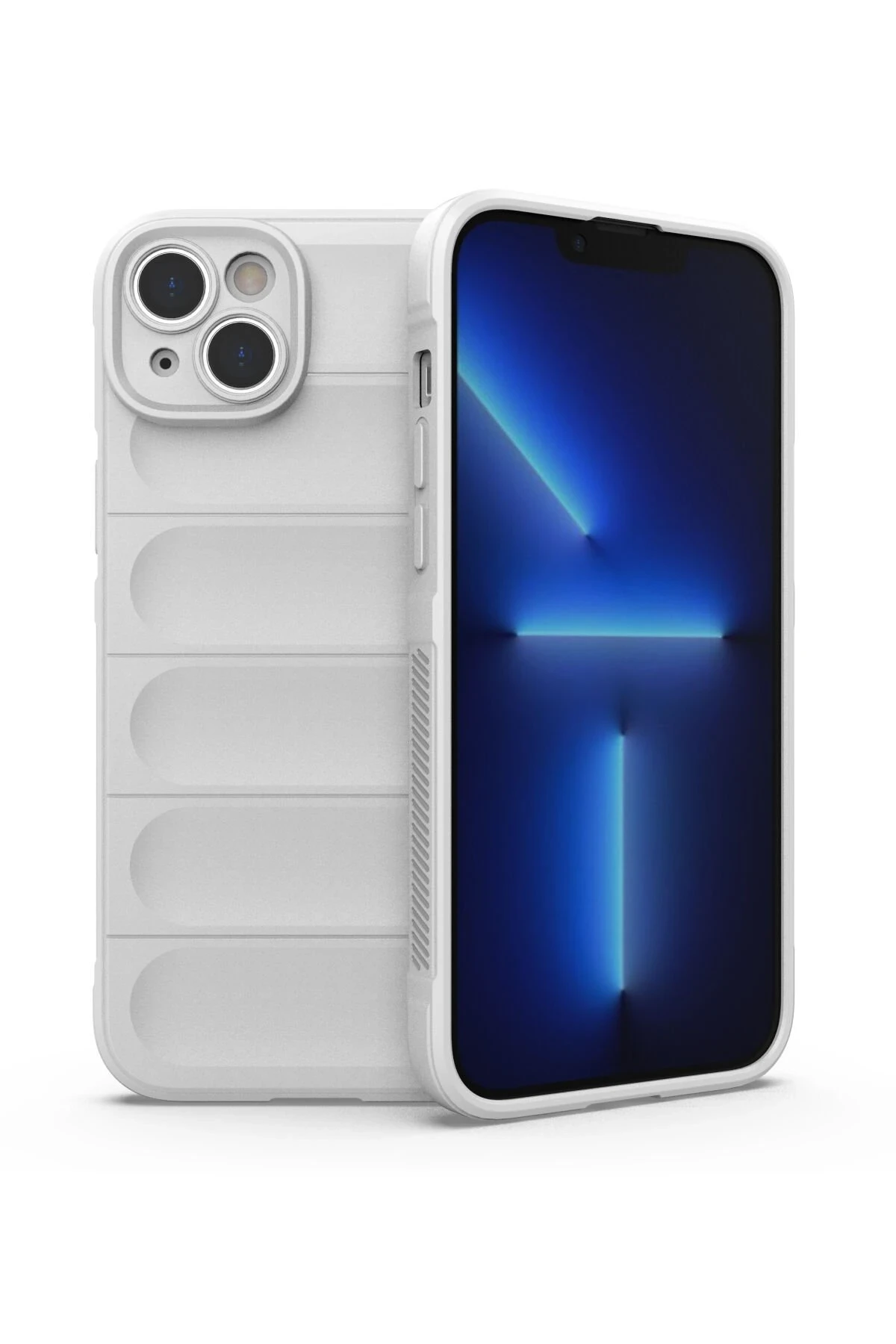 Newface iPhone 15 Kılıf Optimum Silikon - Krem