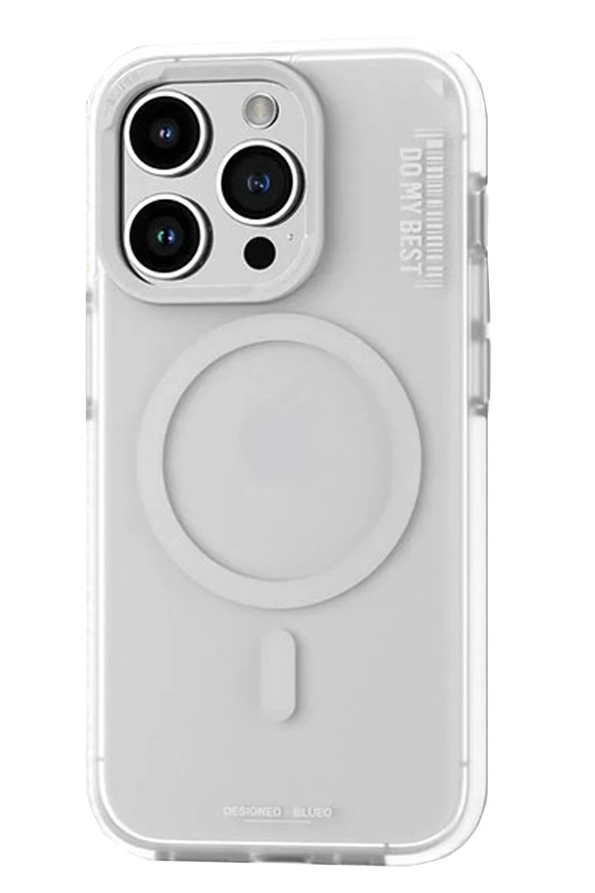 Newface iPhone 14 Pro Kılıf Blueo Friendly Magsafe Kapak - Beyaz