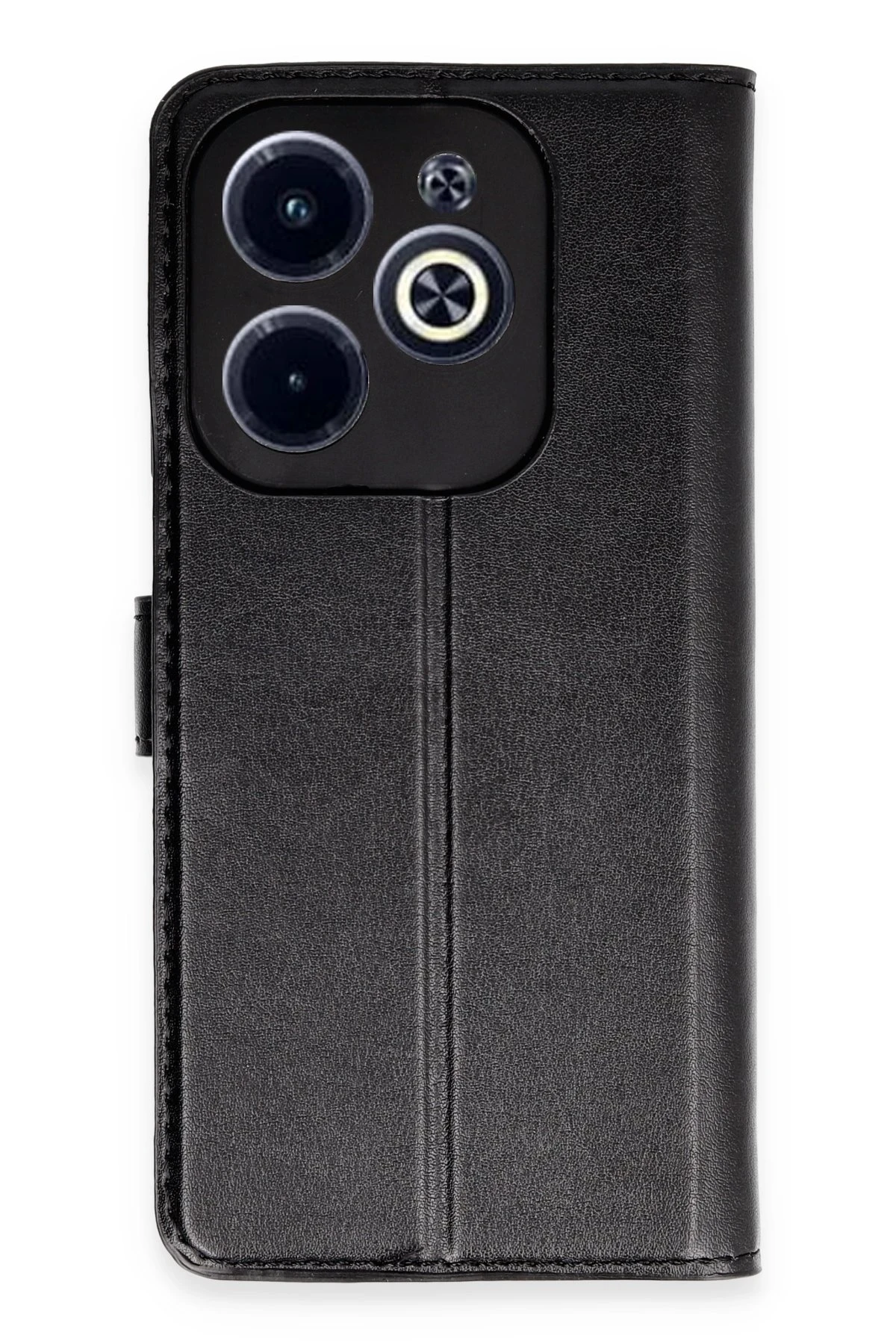 Newface İnfinix Hot 40 Kılıf Trend S Plus Kapaklı Kılıf - Siyah