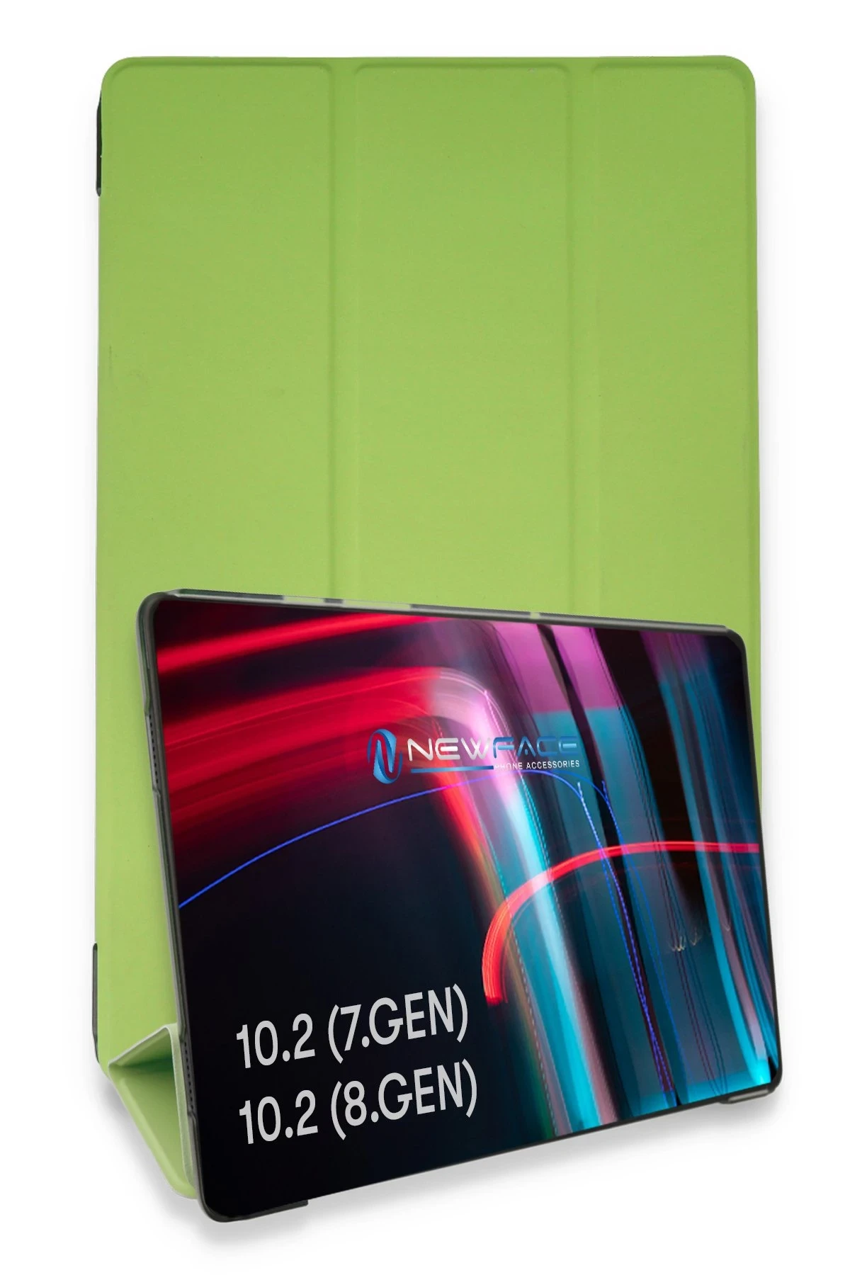 Newface iPad 10.2 (7.nesil) Kılıf Tablet Smart Kılıf - Açık Yeşil