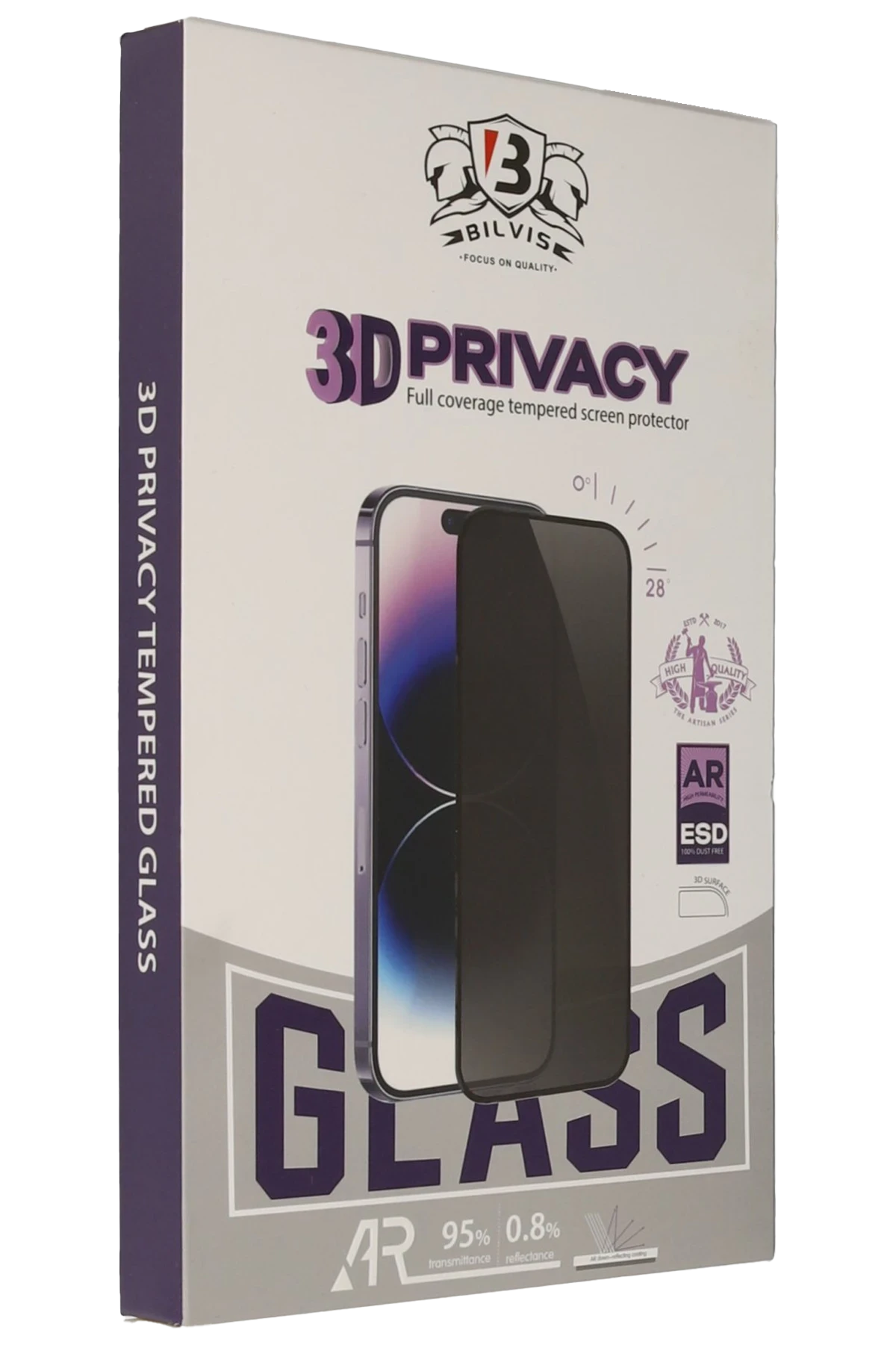 Newface iPhone 16E Bilvis 3D Hayalet Cam Ekran Koruyucu