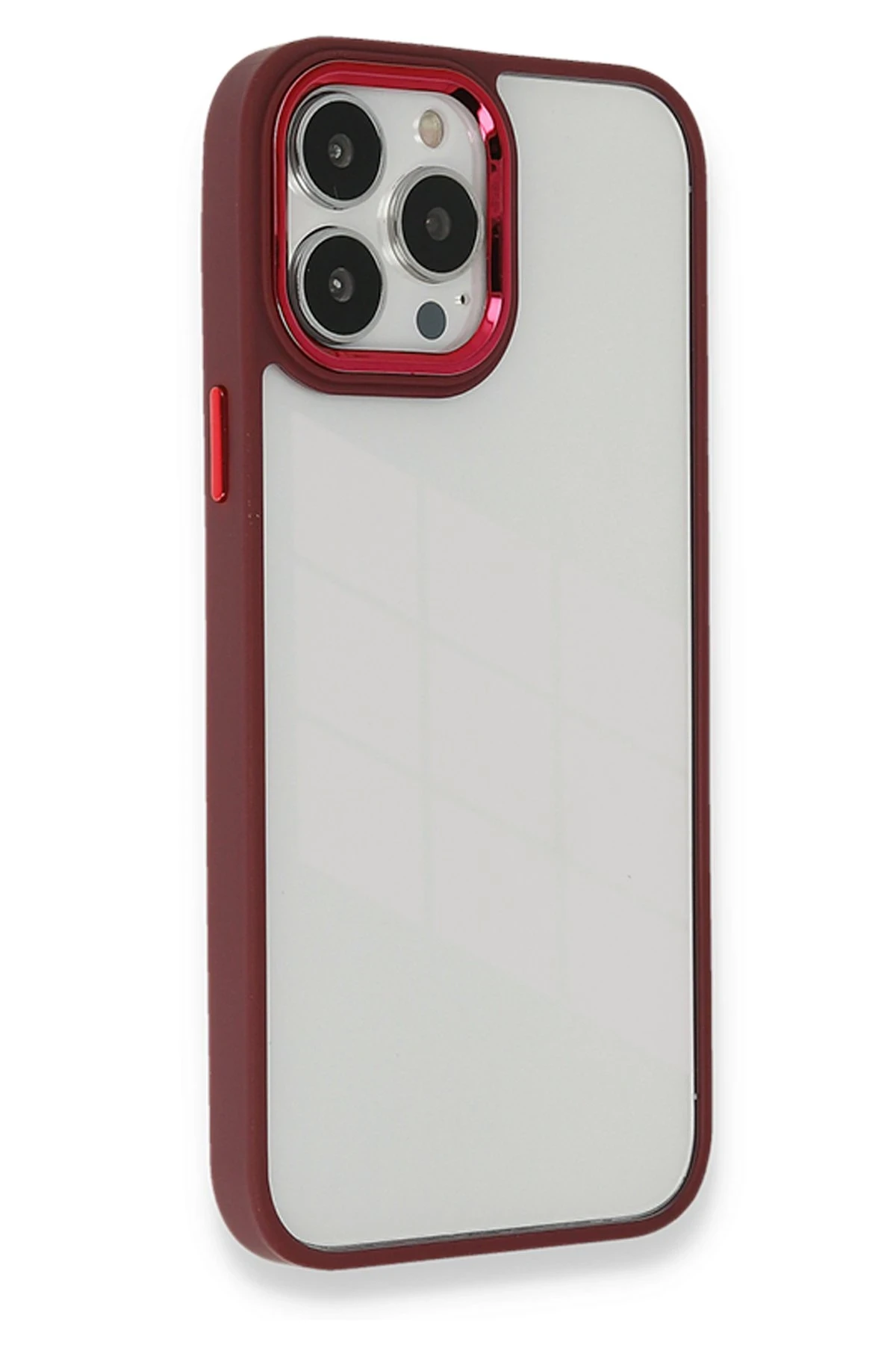 Newface iPhone 13 Pro Max Kılıf Dora Kapak - Kırmızı
