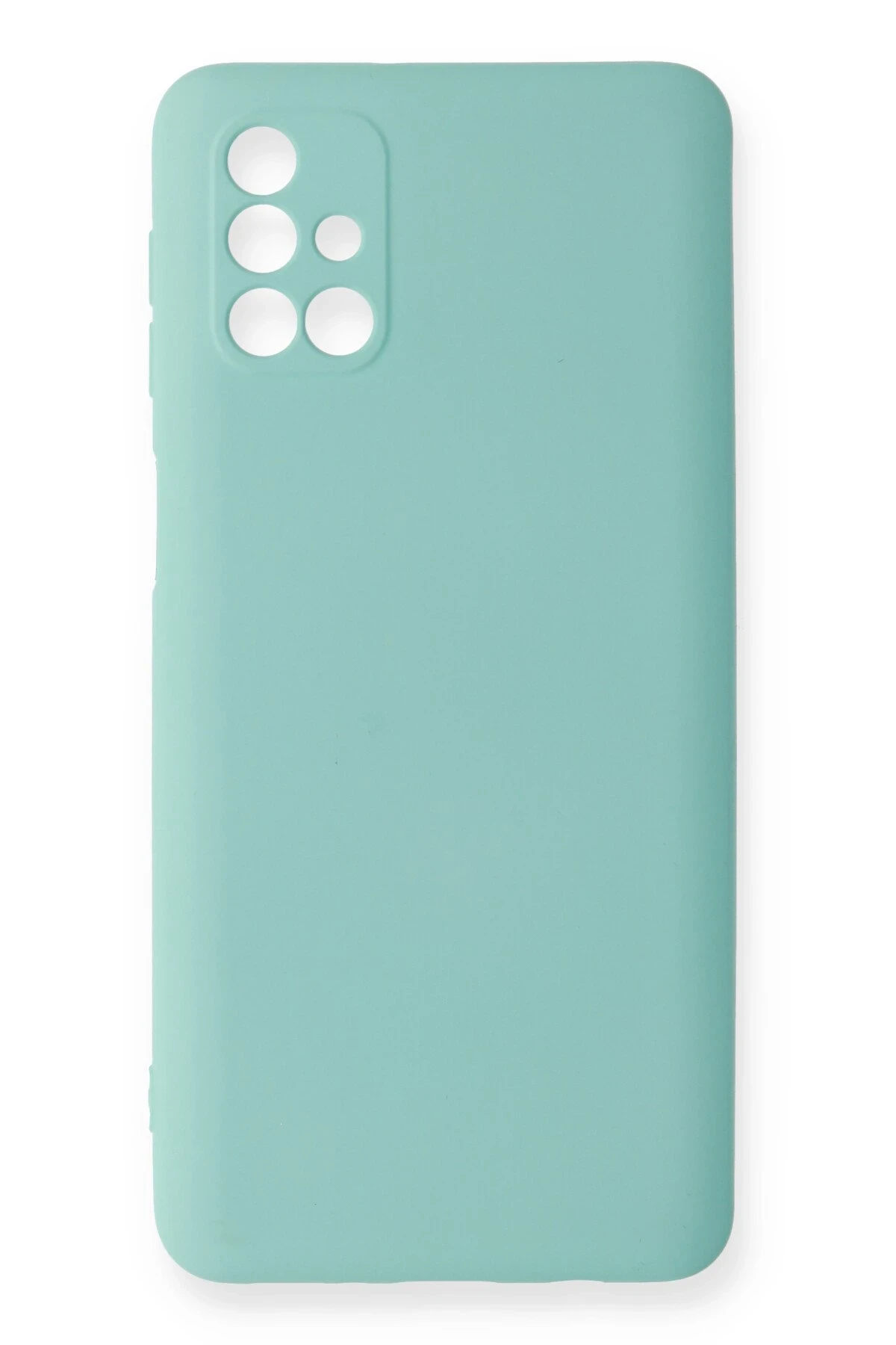 Newface Samsung Galaxy M31S Kılıf Nano içi Kadife Silikon - Turkuaz