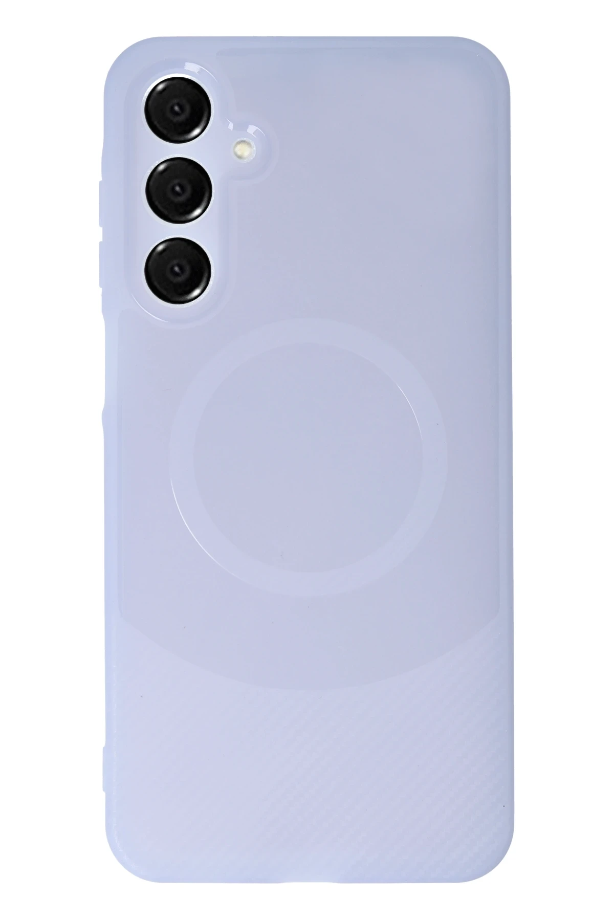 Newface Samsung A56 Kılıf Maya Karbon Kapak - Lila