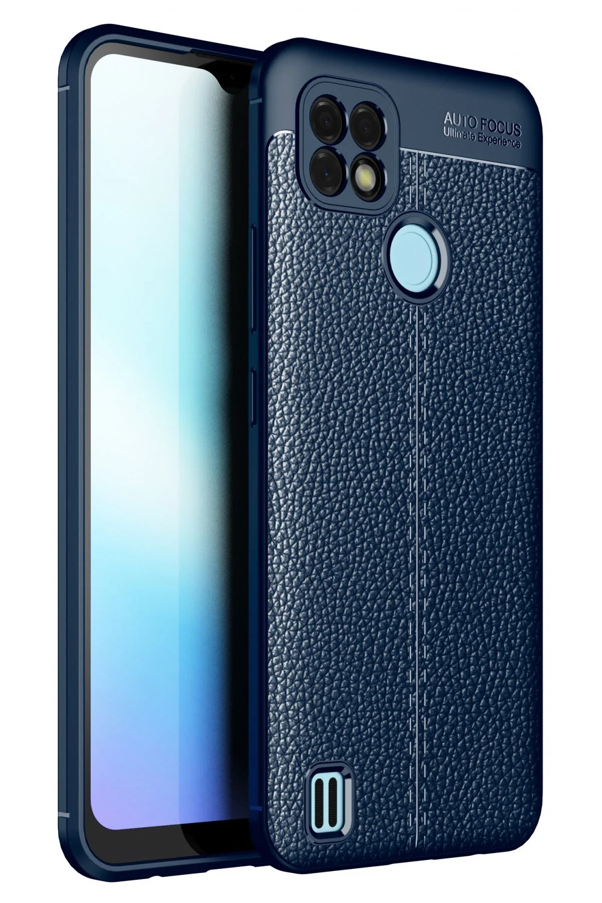 Newface Realme C25 Kılıf Auto Focus Kapak - Lacivert