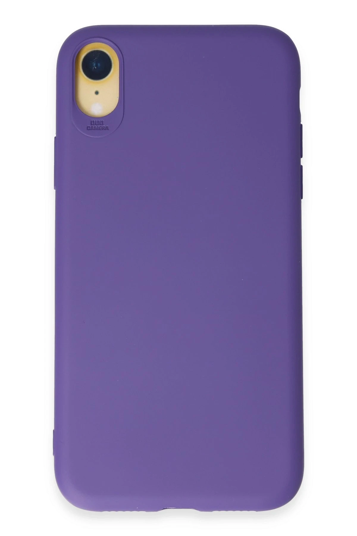 Newface iPhone XR Kılıf First Silikon - Mor