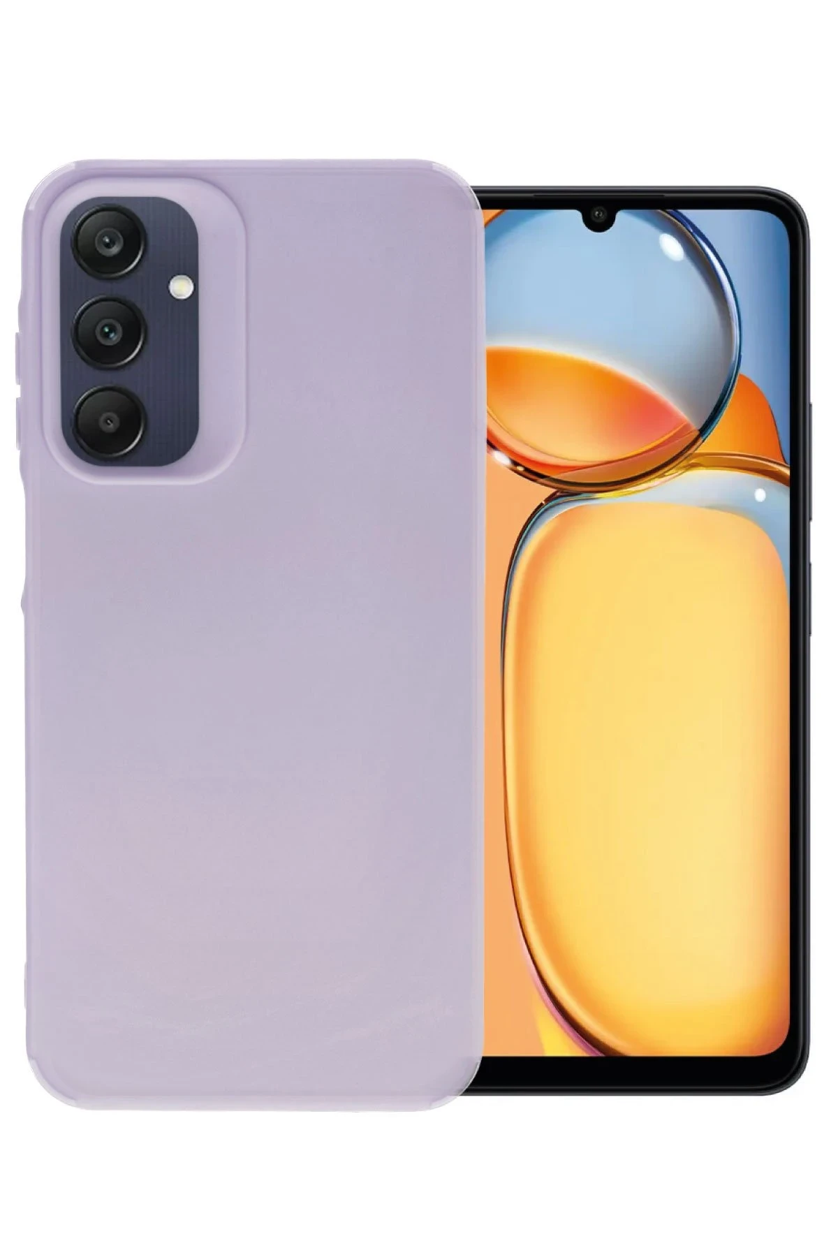 Newface Samsung Galaxy A55 5G Kılıf Petro Silikon - Lila