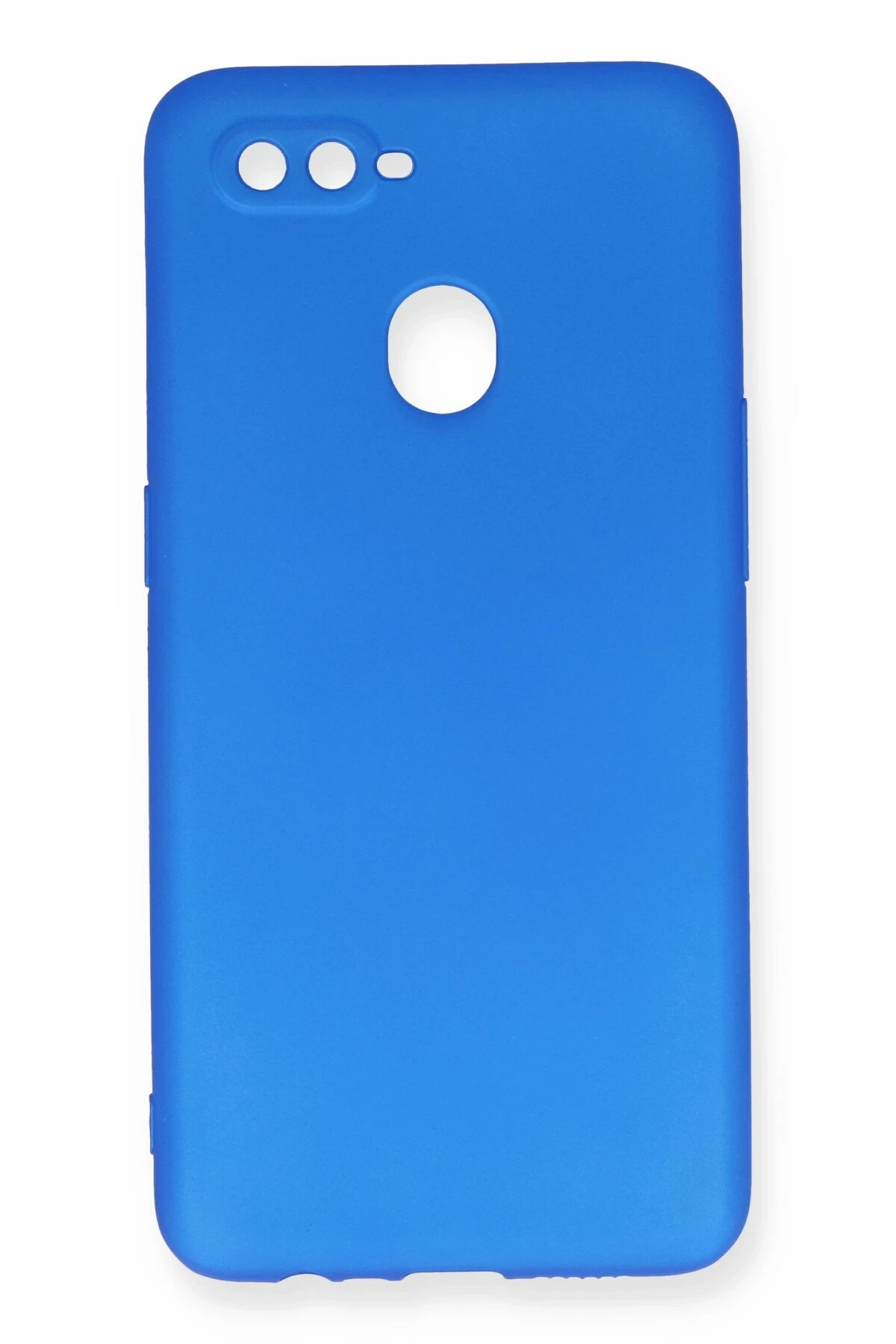 Newface Oppo A12 Kılıf First Silikon - Mavi