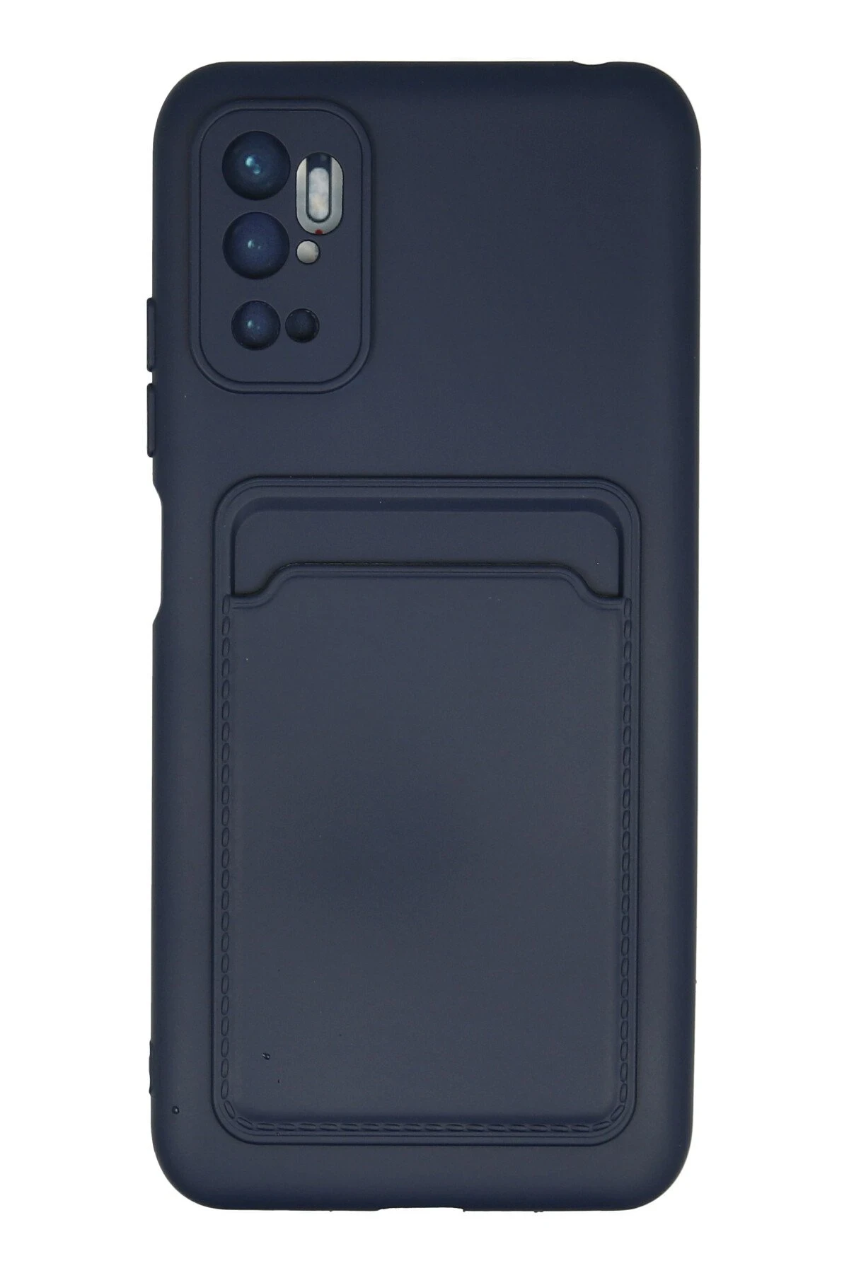 Newface Xiaomi Redmi Note 11 SE Kılıf Kelvin Kartvizitli Silikon - Lacivert